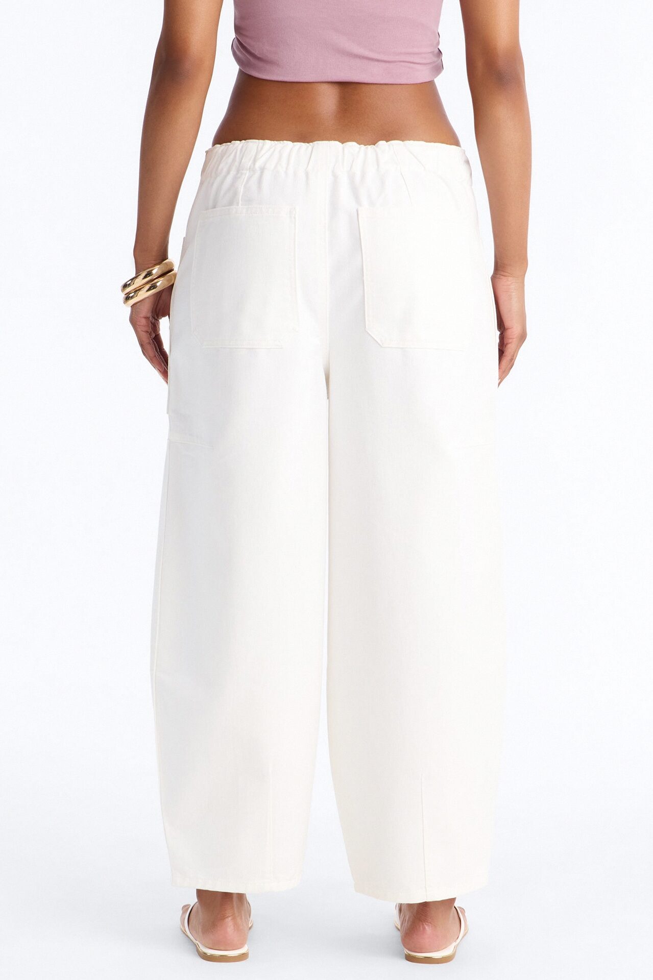 Cruise By Twill Barrel Pant 30″ - White