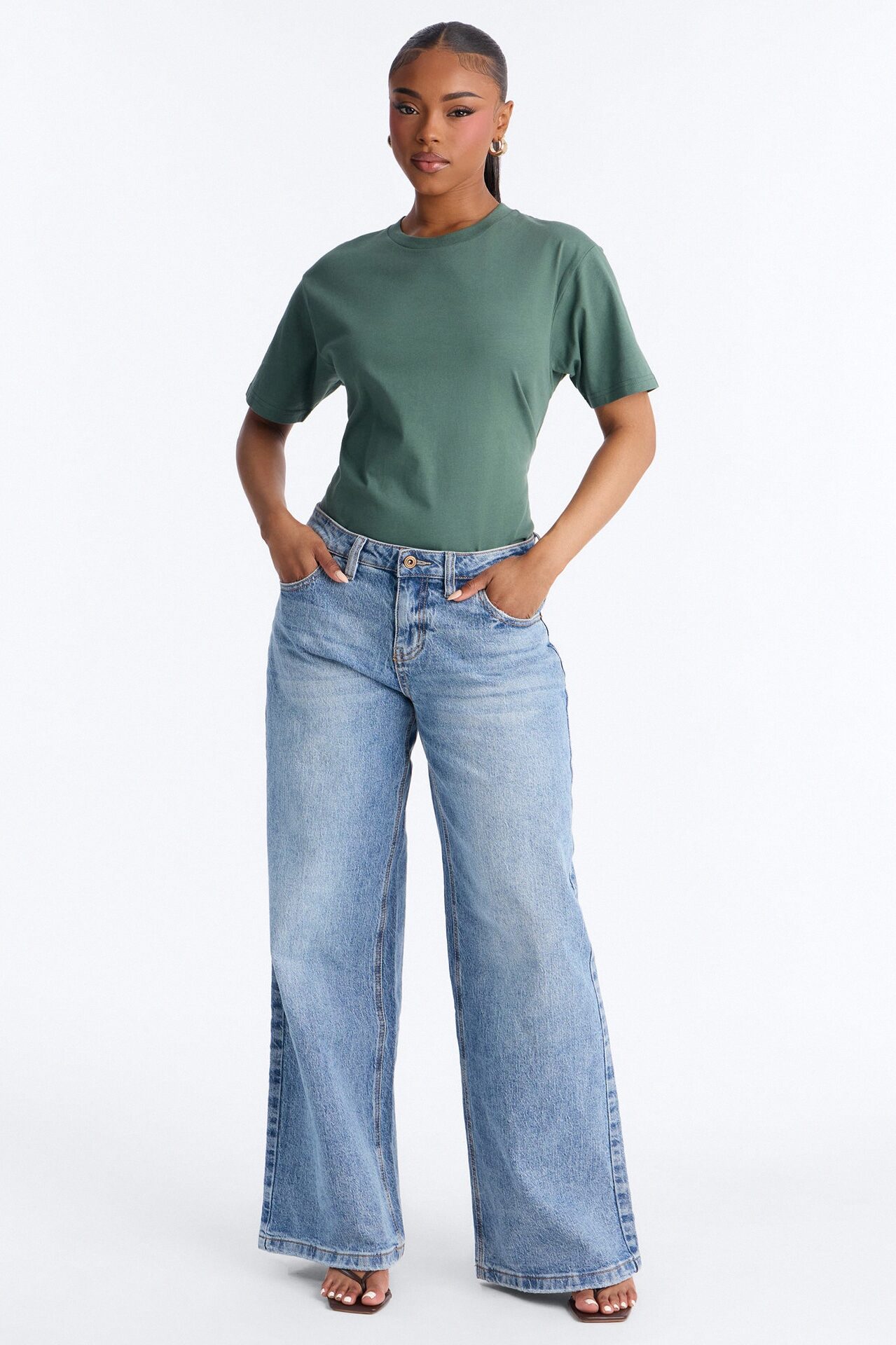 Random Tuesday Oversized T Shirt - Green