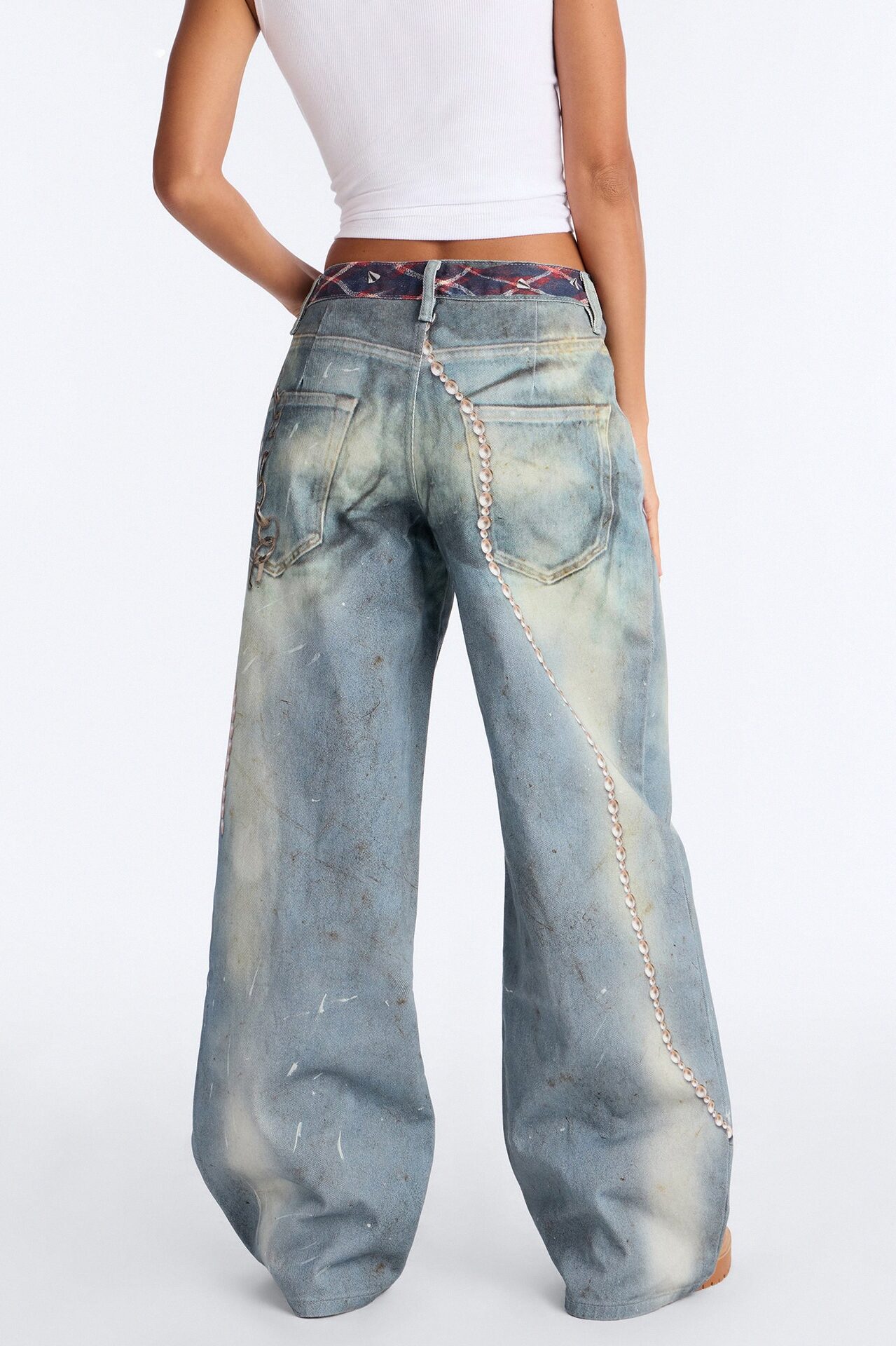 She's All Business Wide Leg Jeans - Vintage Wash