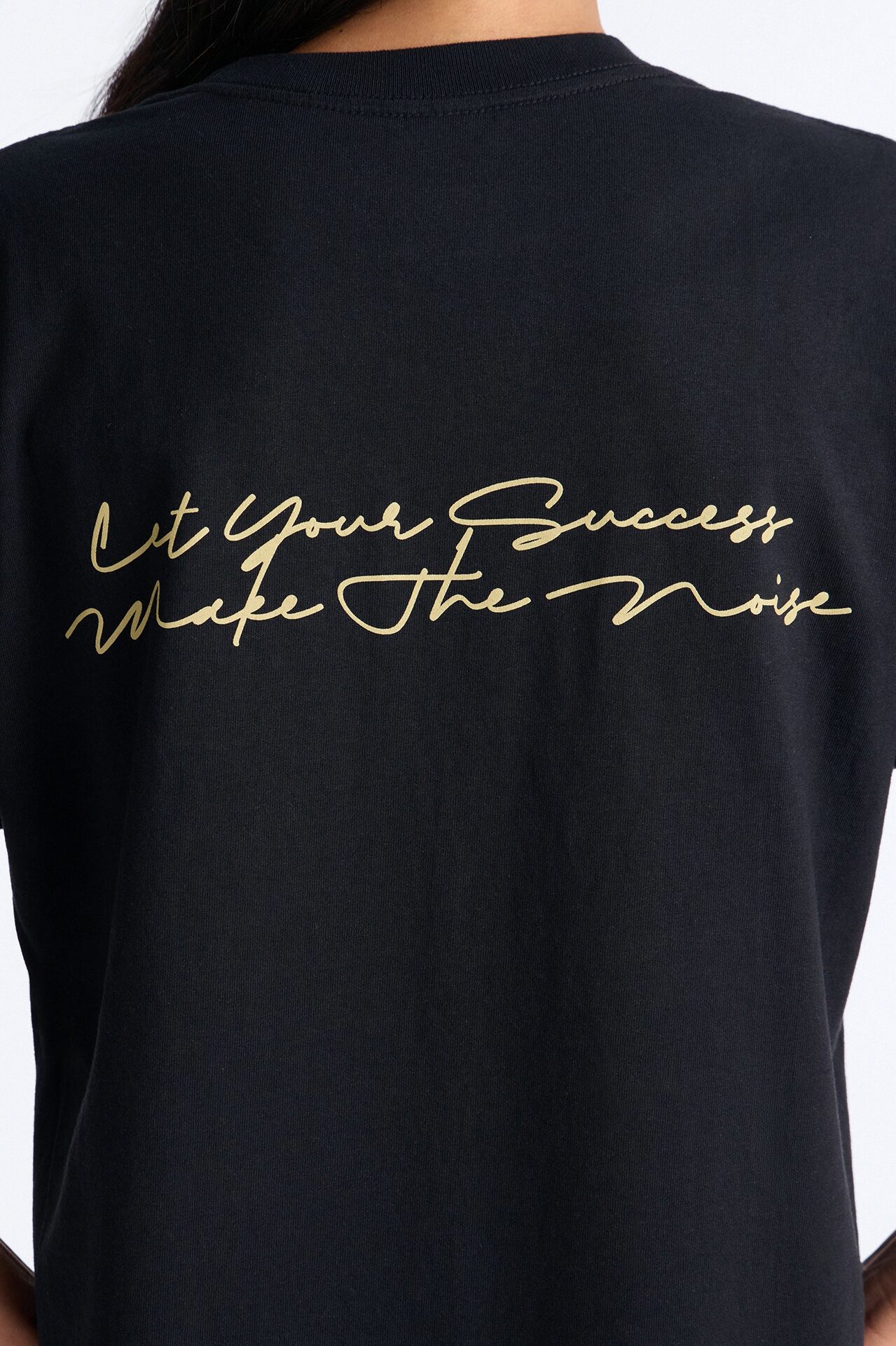 Hustle In Silence Tee - Black
