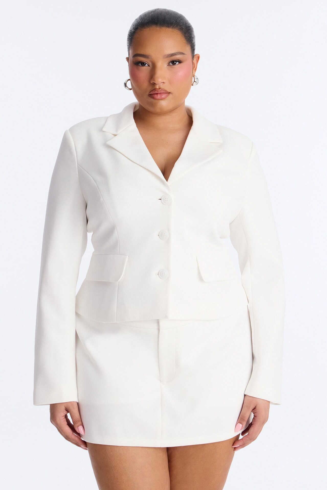 Somewhere In Paris Blazer - White