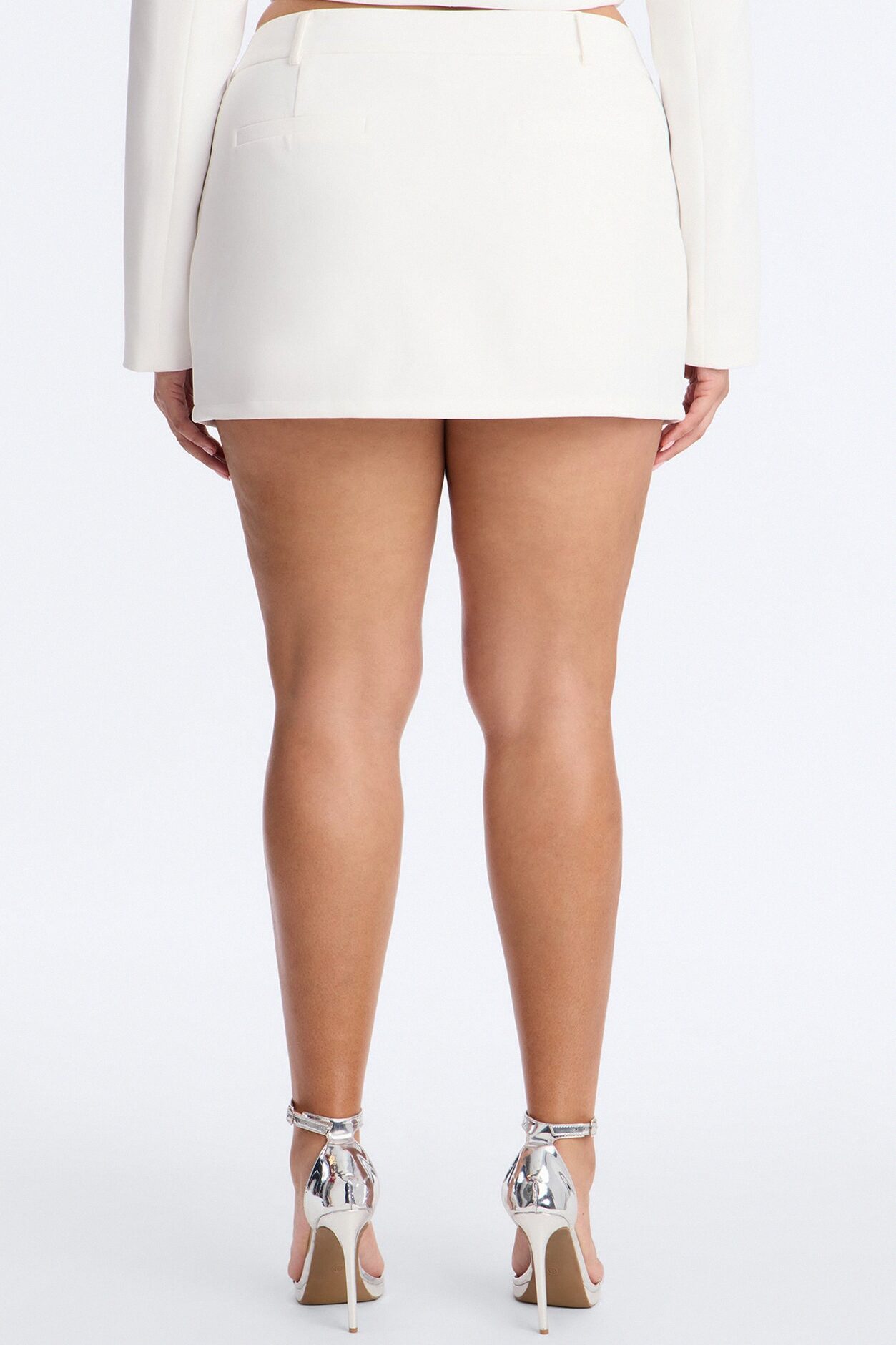 Somewhere In Paris Mini Skirt - White