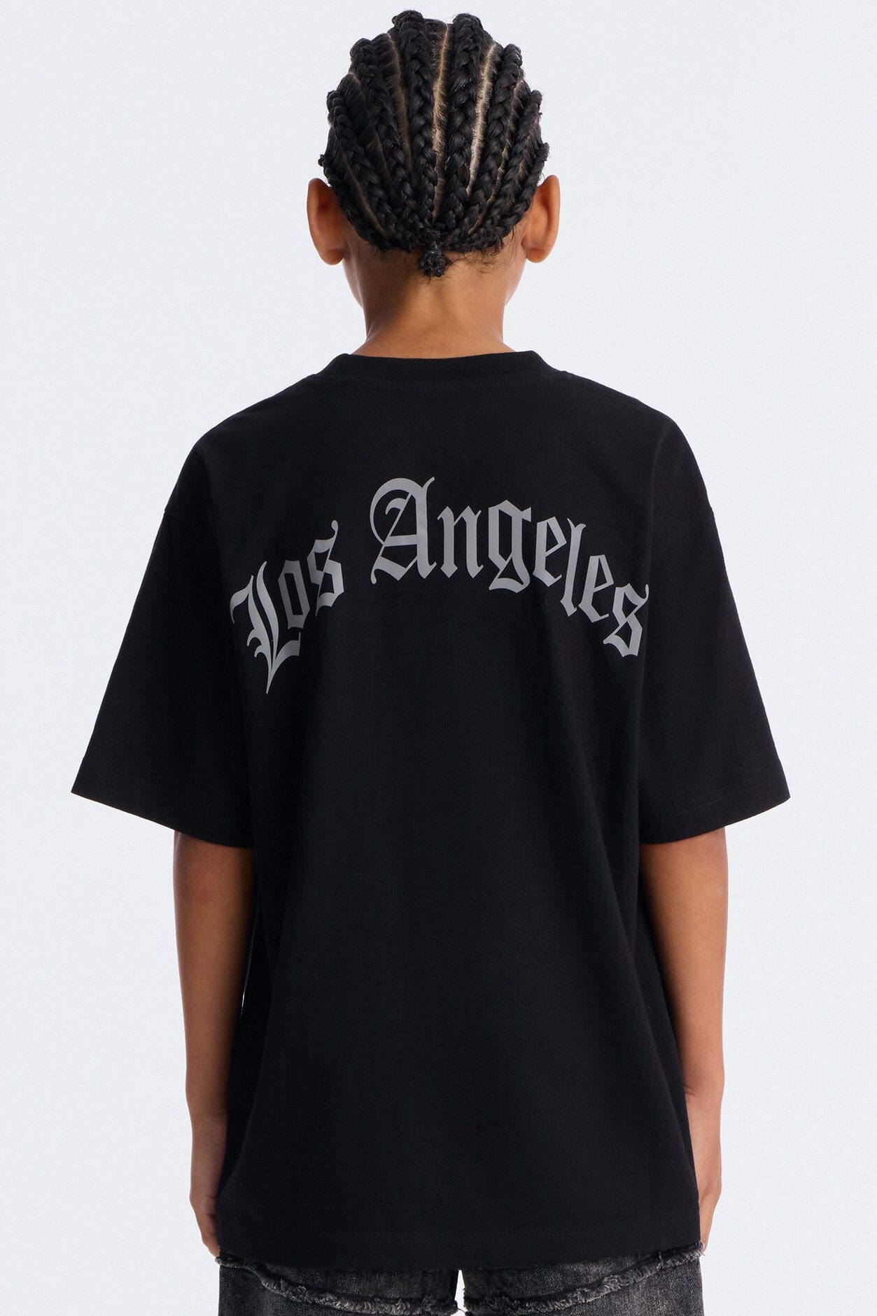 Mini Los Angeles Life Short Sleeve Front/Back Tee - Black