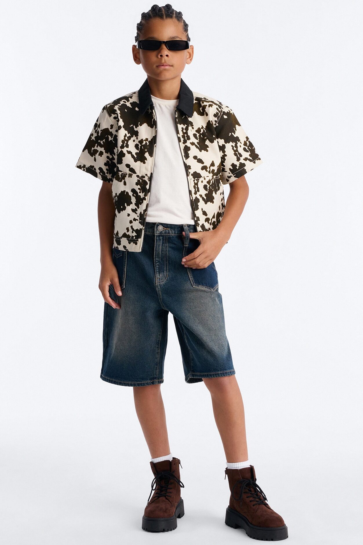Mini Baggy Drift Denim Short - Dark Wash