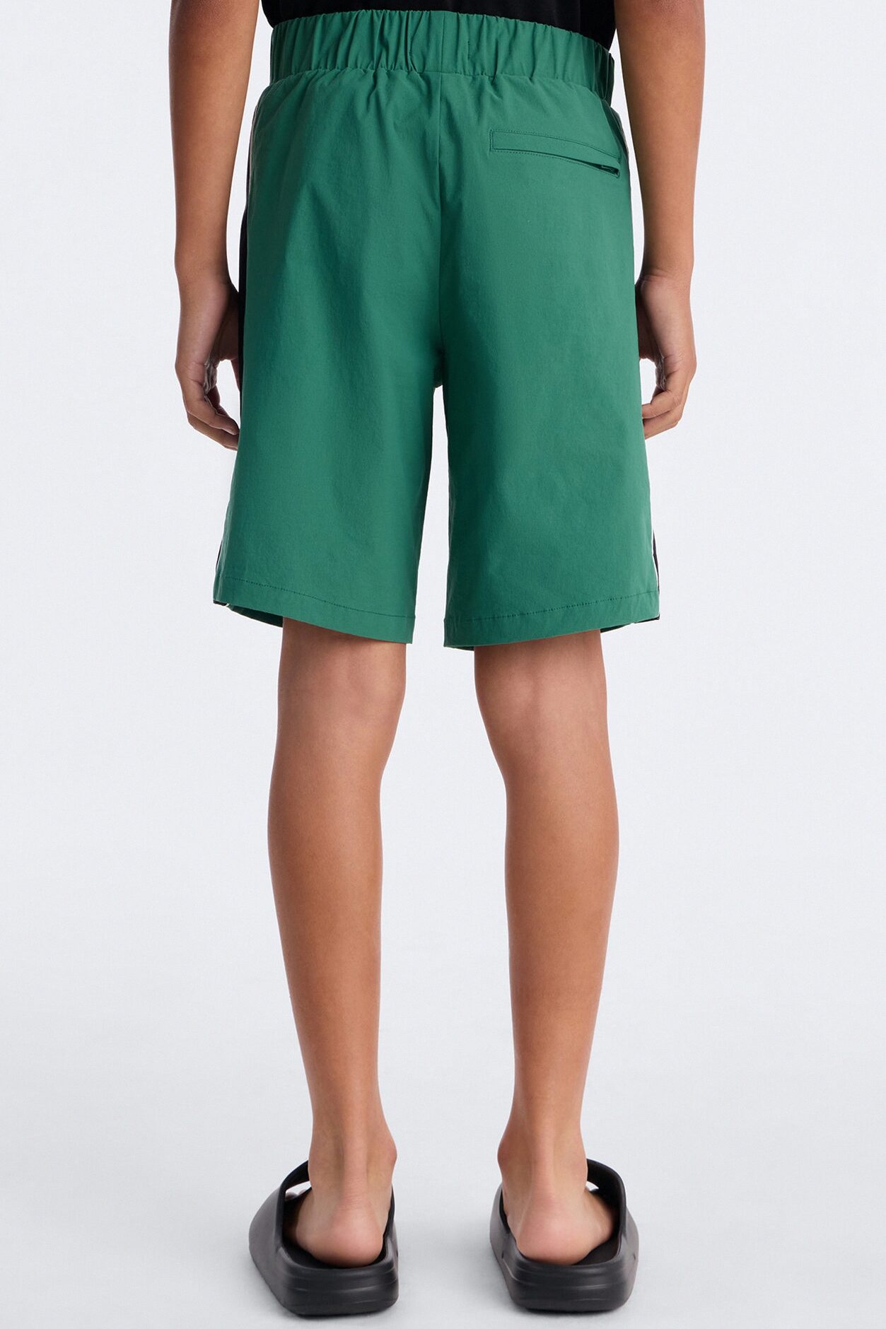 Mini Everyday Stretch Paneled Boardshorts - Green