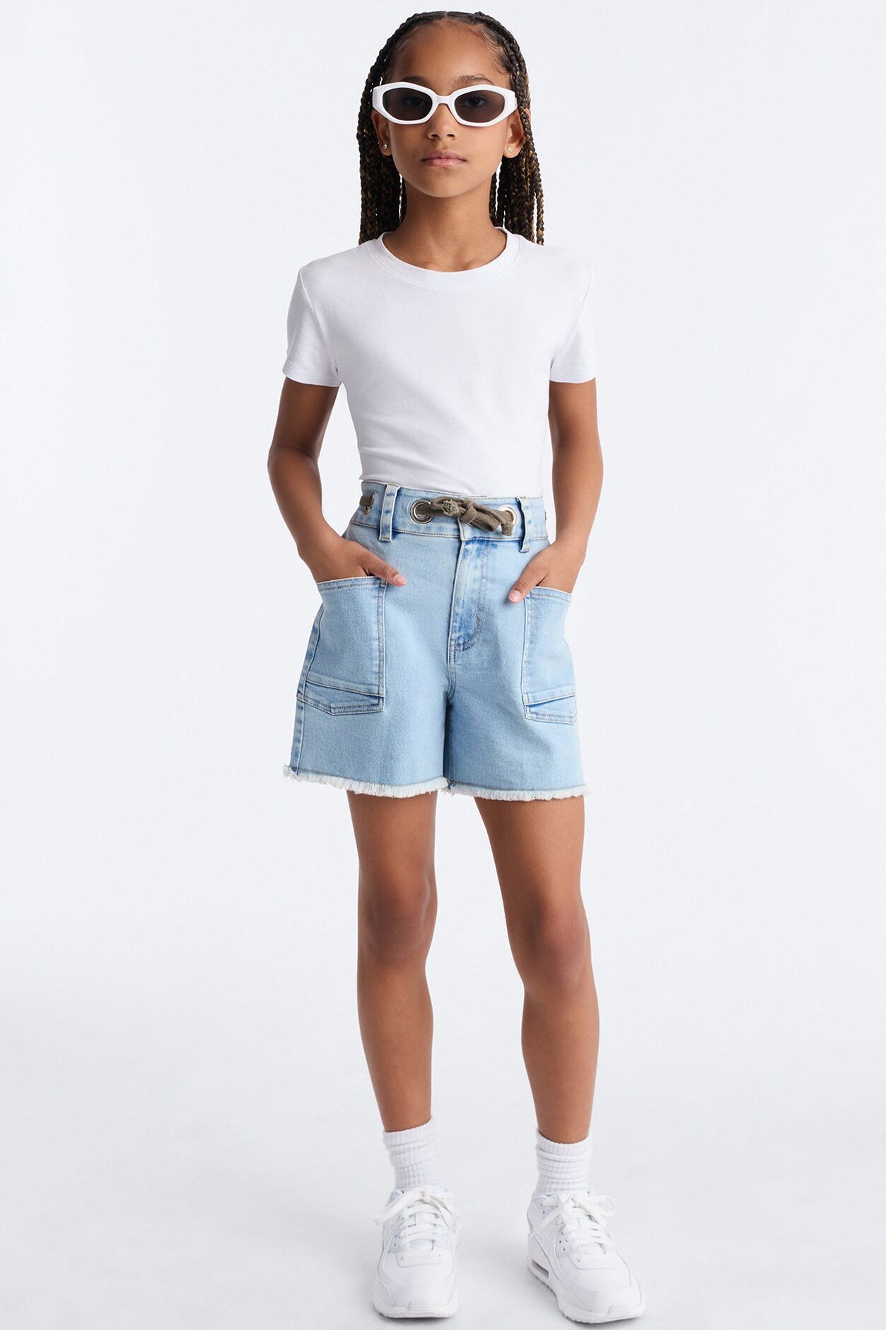 Mini Quite A Delight Denim Shorts - Medium Wash