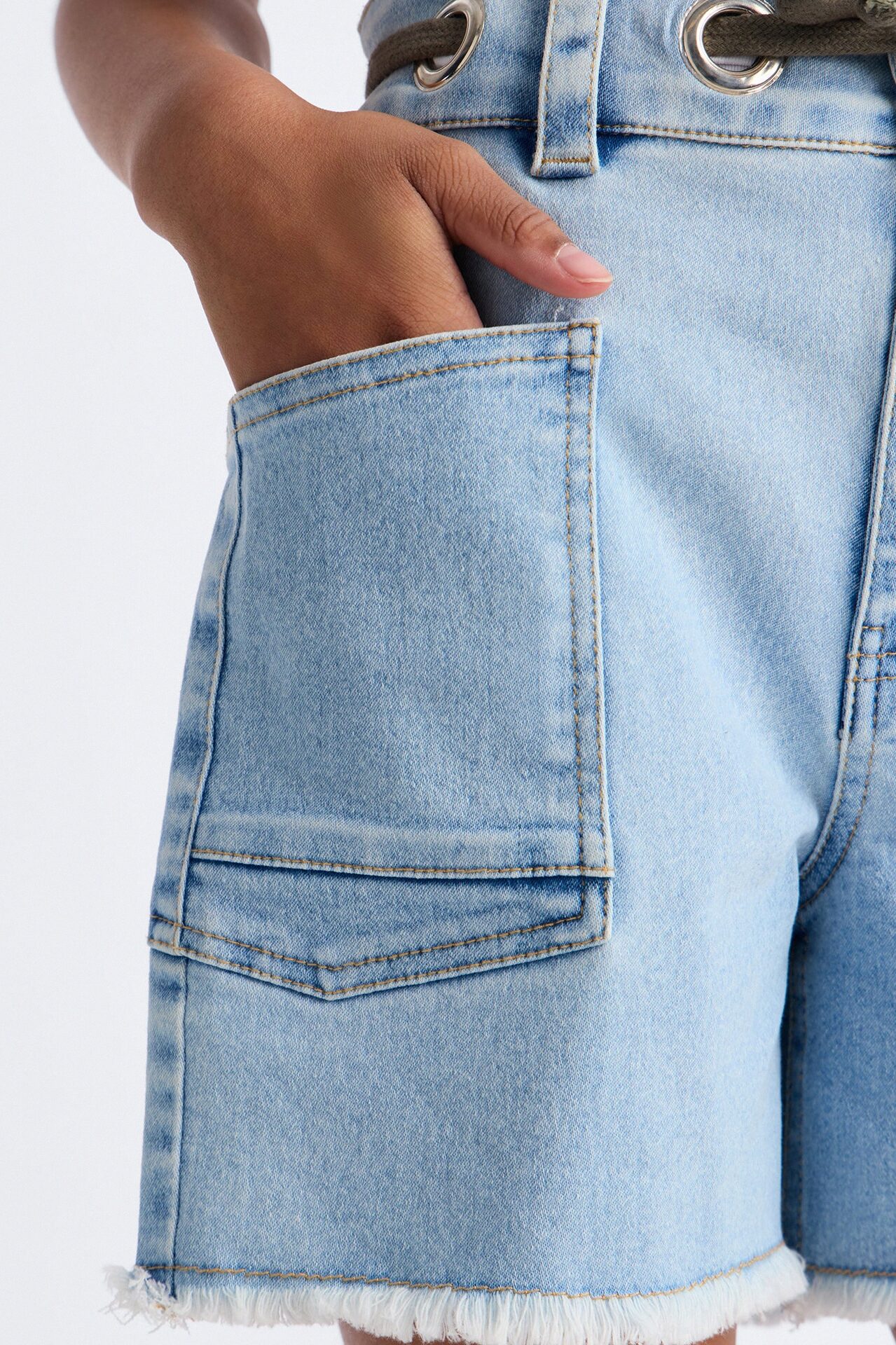 Mini Quite A Delight Denim Shorts - Medium Wash