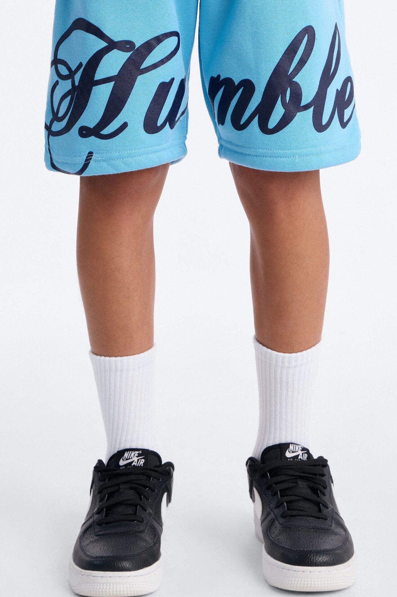Mini Staying Humble Short Set - Light Blue