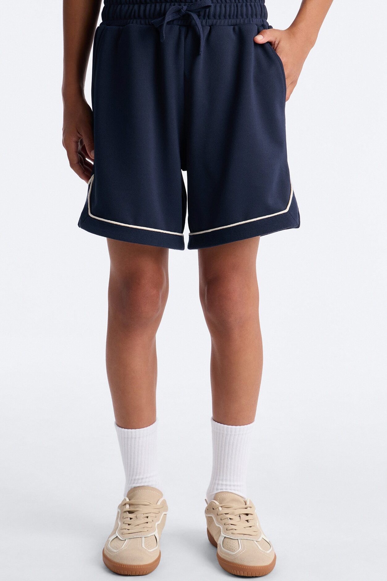 Mini Relaxed Noir Shorts - Navy