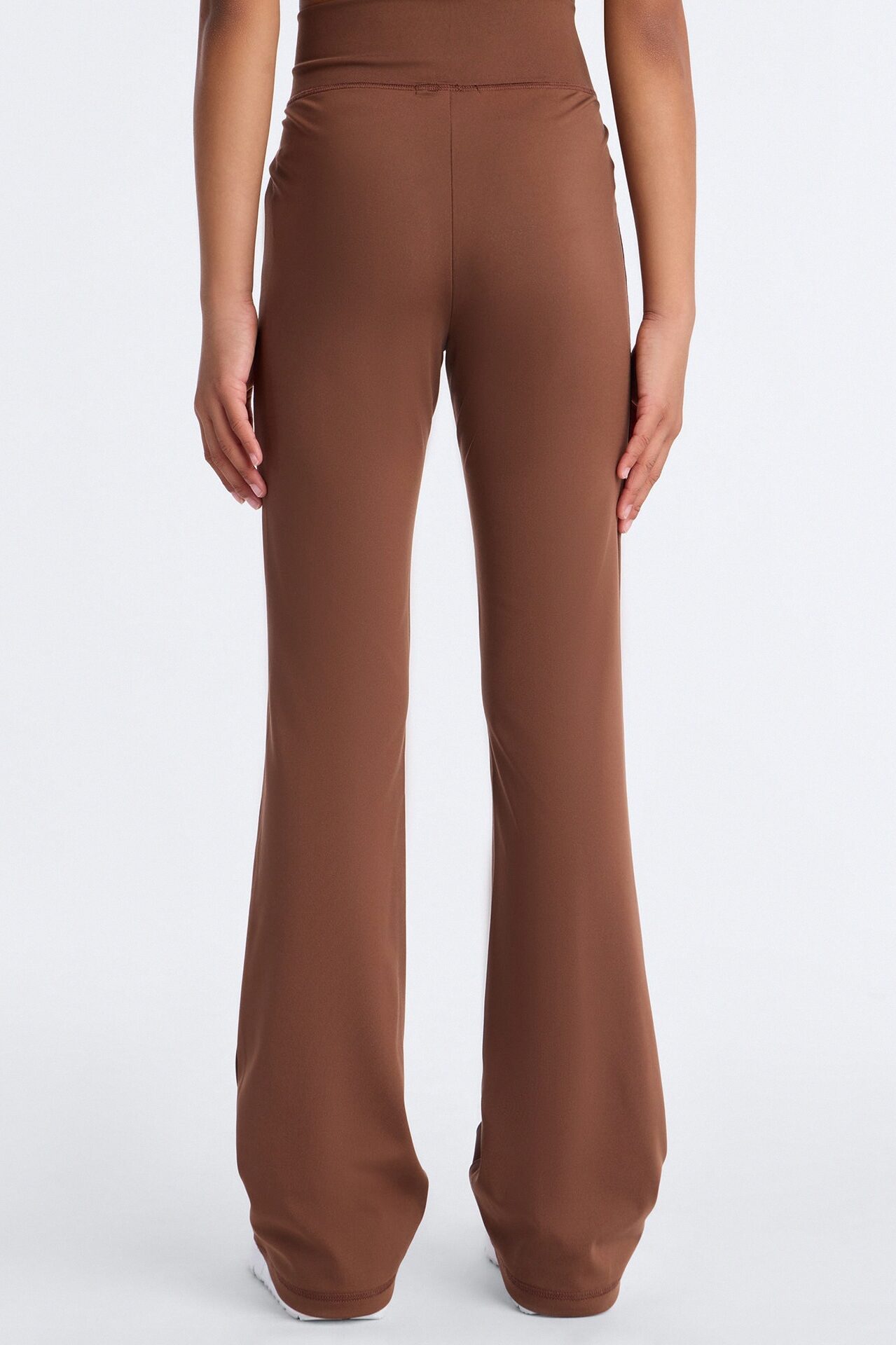 Mini Headed To Practice Sportscore Flare Leggings - Brown