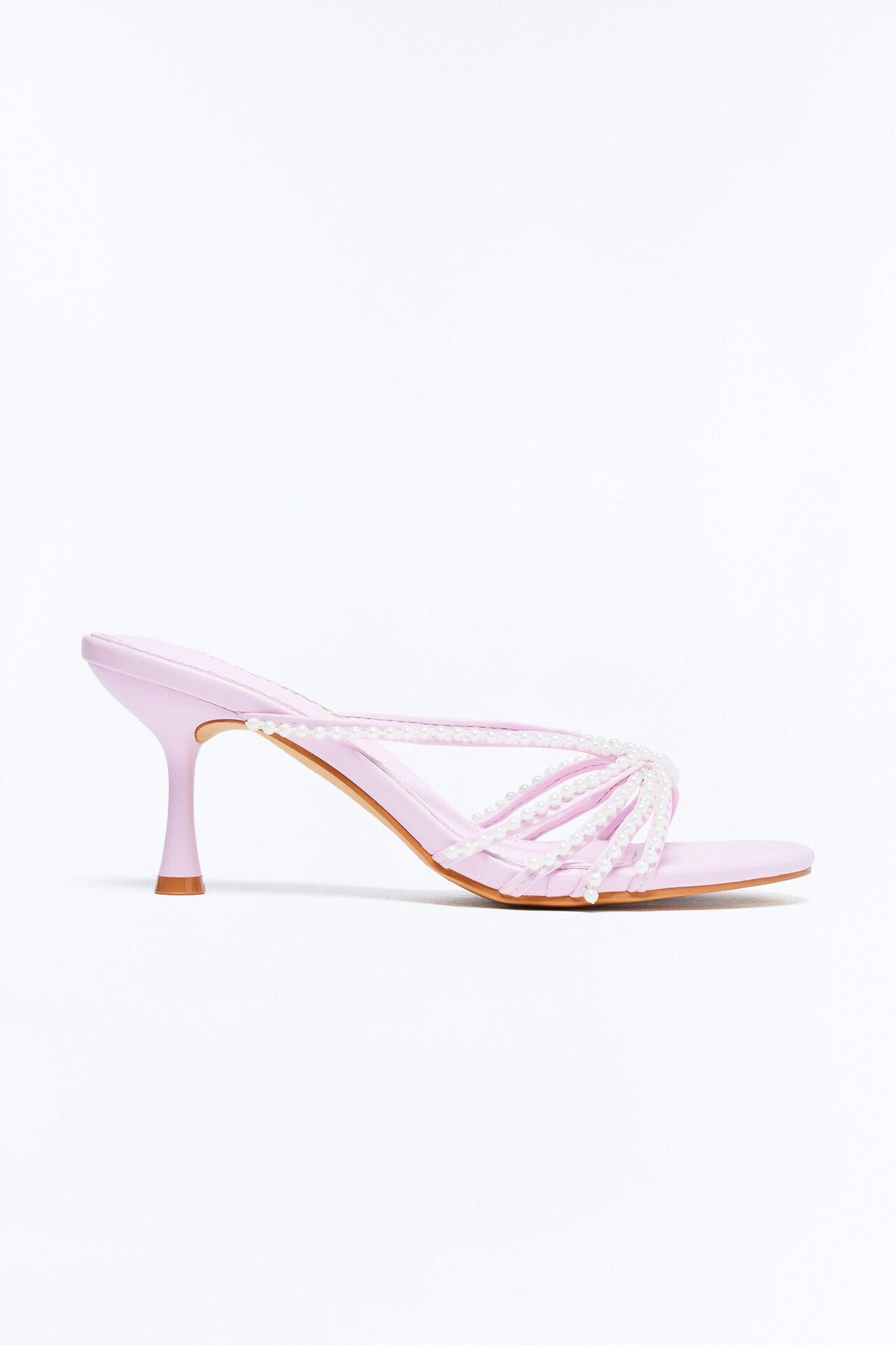 Mazey Pearl Heels - Blush