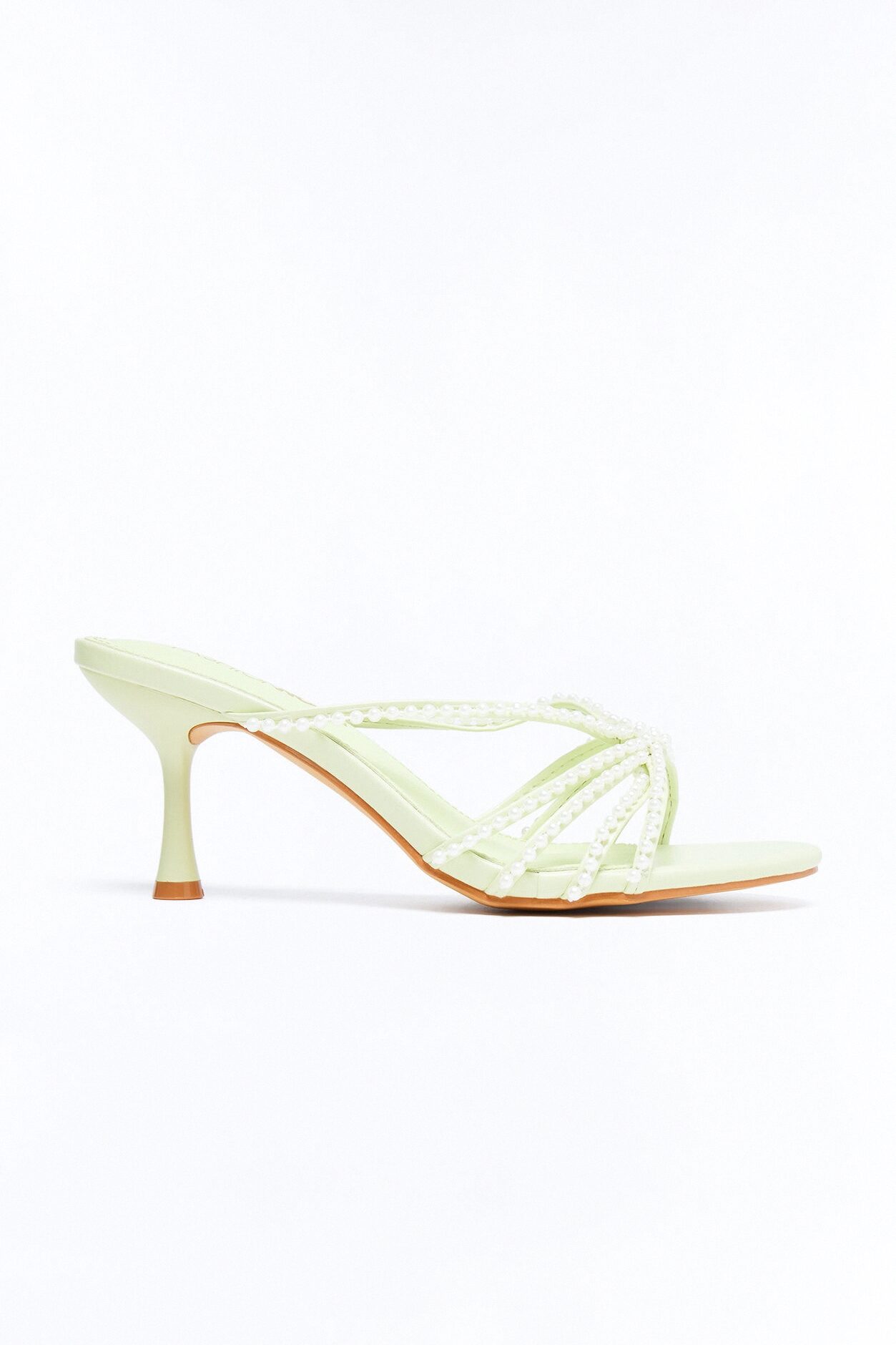 Mazey Pearl Heels - Green