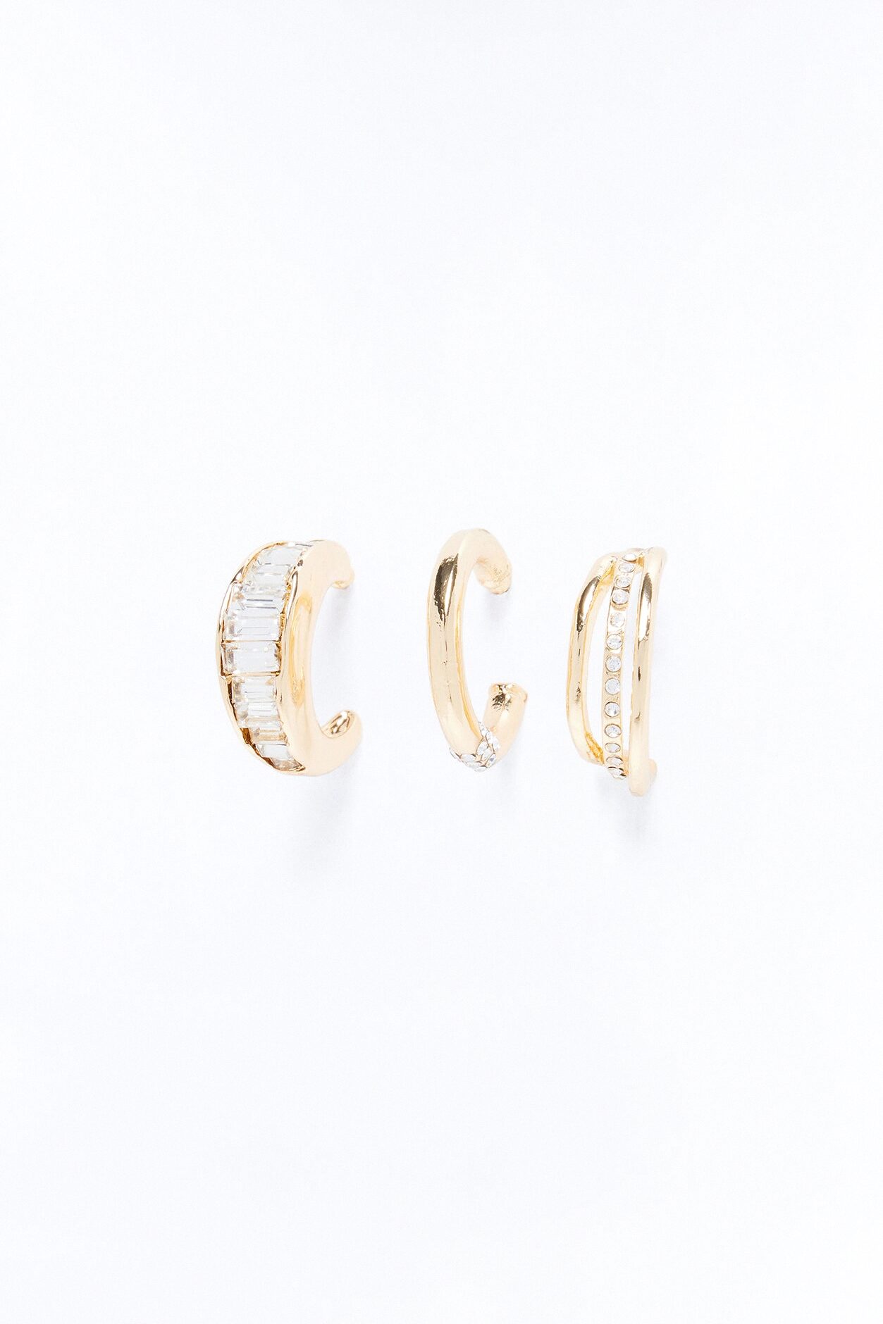 Weekender 3 Pair Hoop Earring Set - Gold