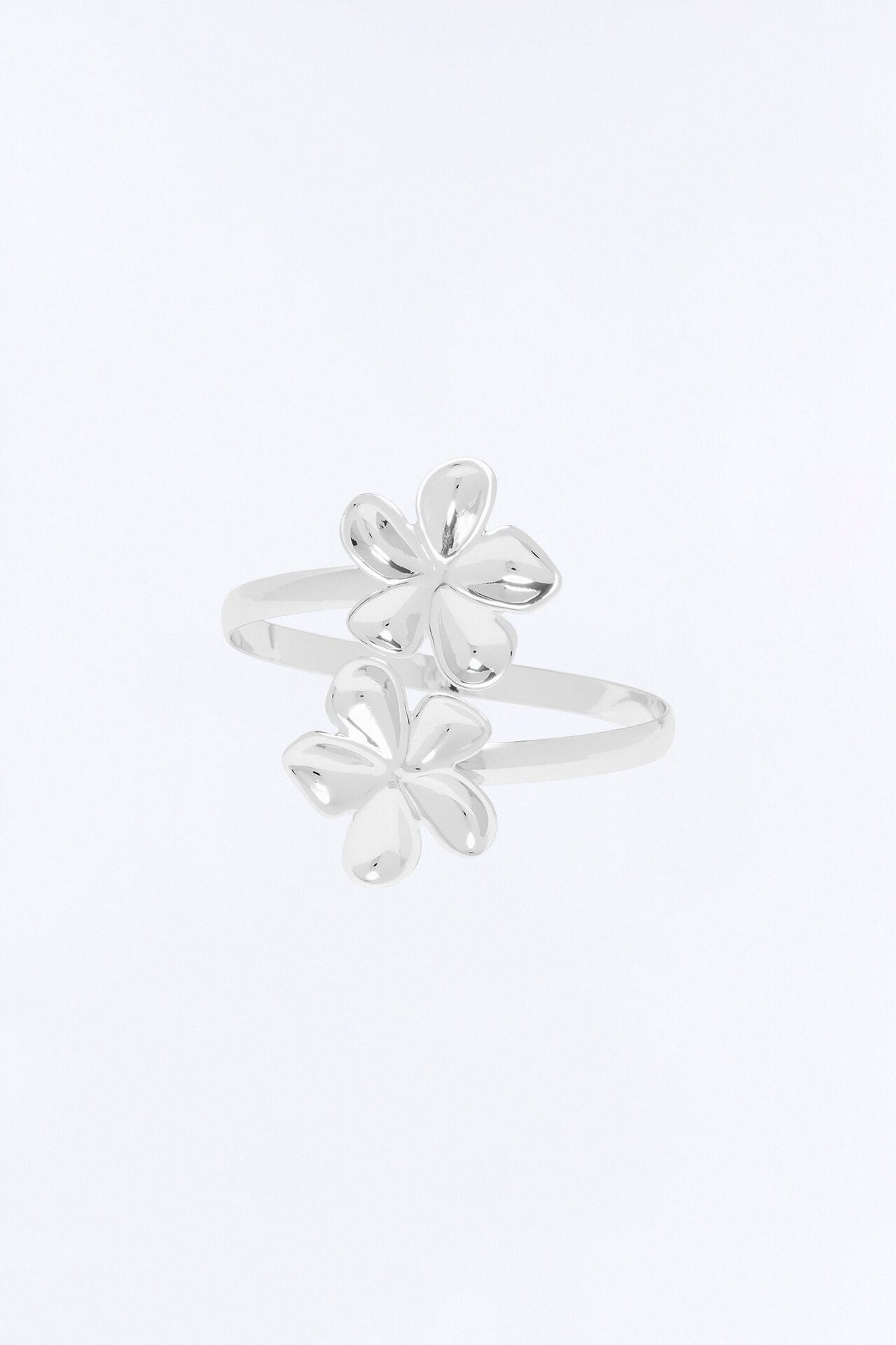 Daisy Arm Cuff - Silver
