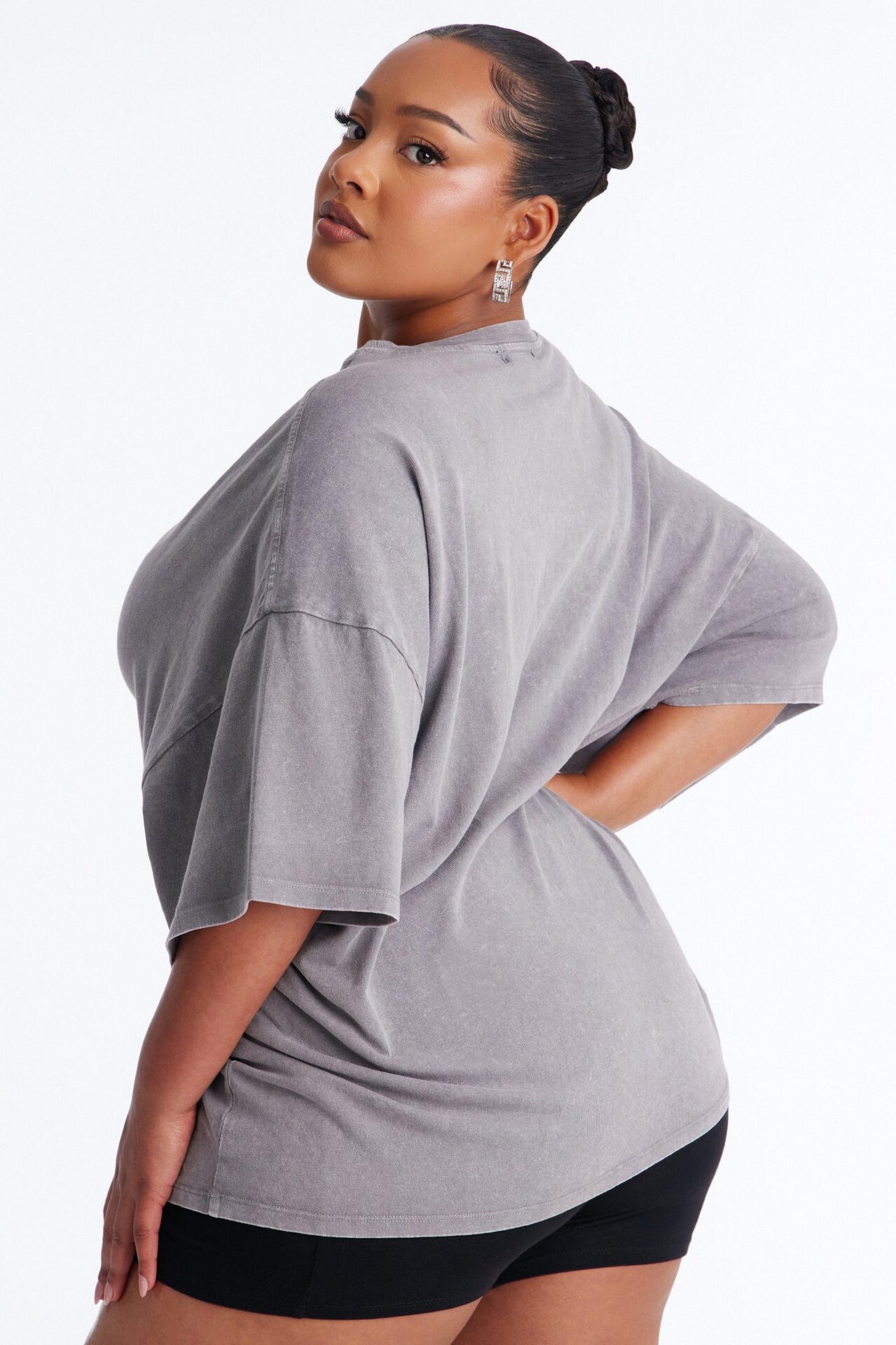 The Washed Oversized Tee - Grey