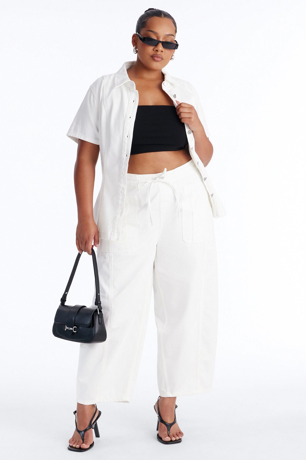 Cruise By Twill Barrel Pant 30″ - White