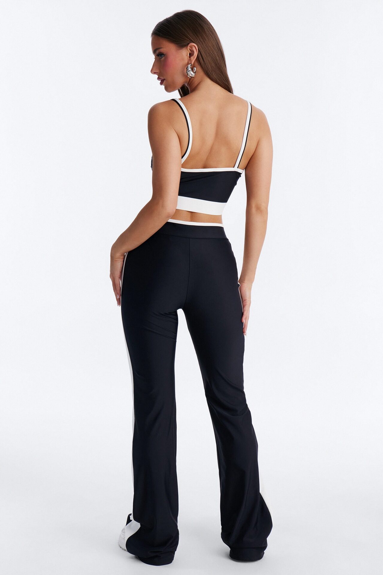 Workout Babe Flare Legging Set - Black