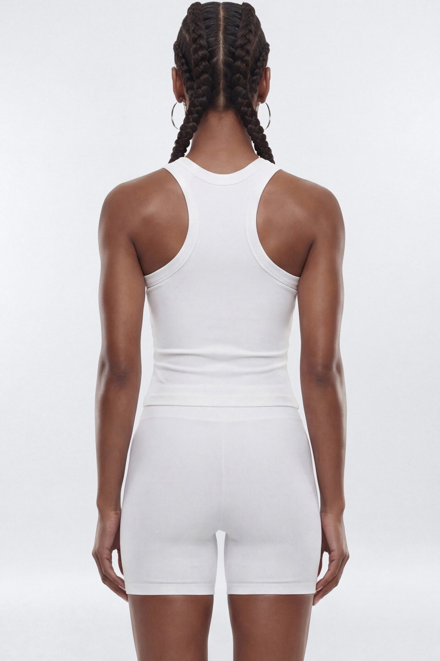 SeamlessLift™ Active Double Racer Tank - Bright White