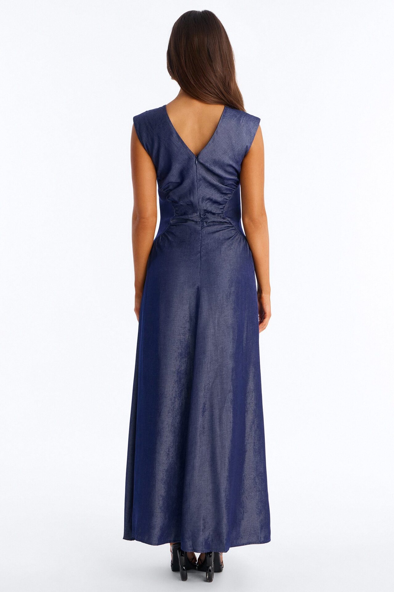 Keeping It Cute Maxi Dress - Dark Wash