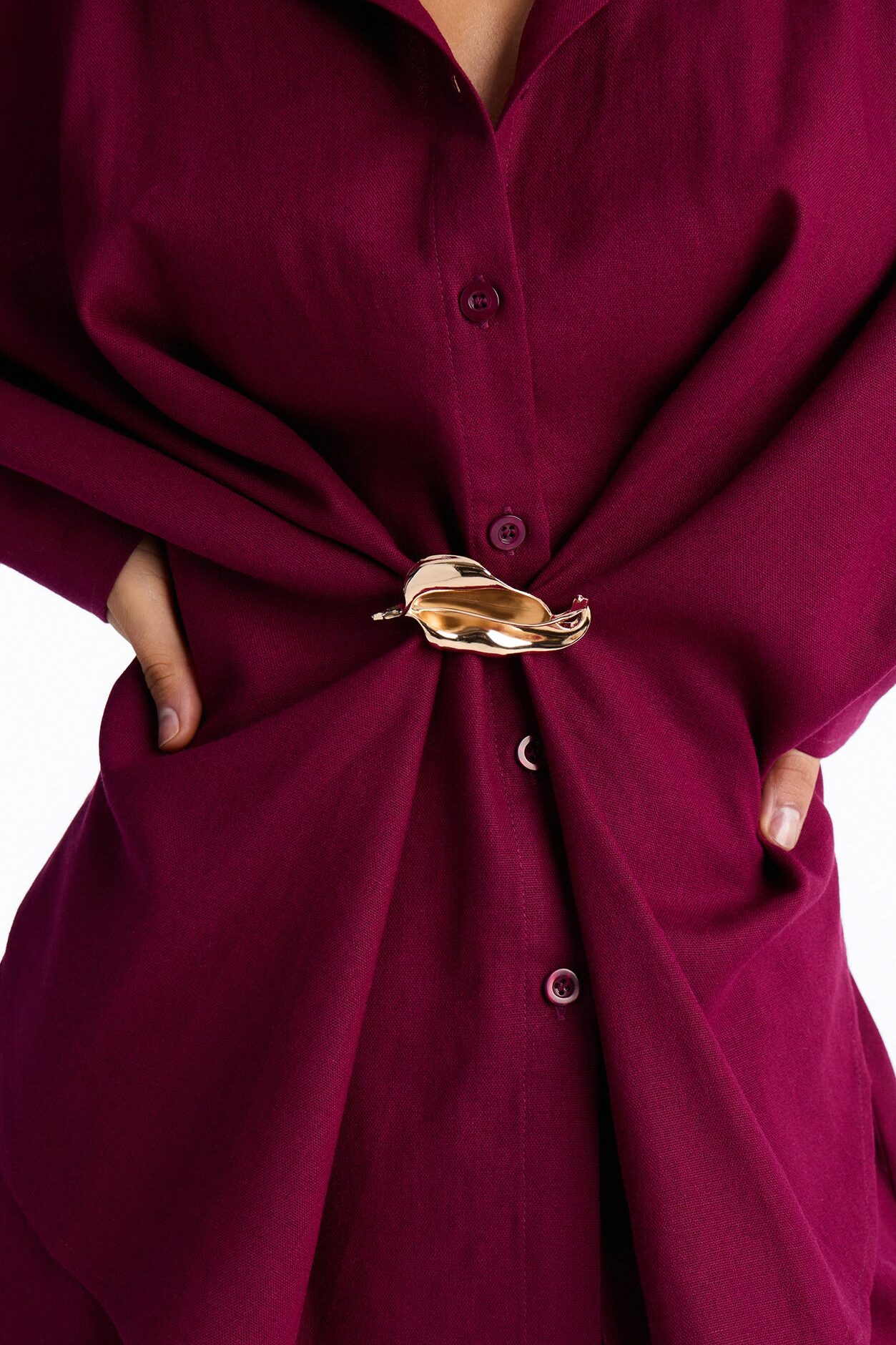 Dahlia 3 Piece Short Set - Plum