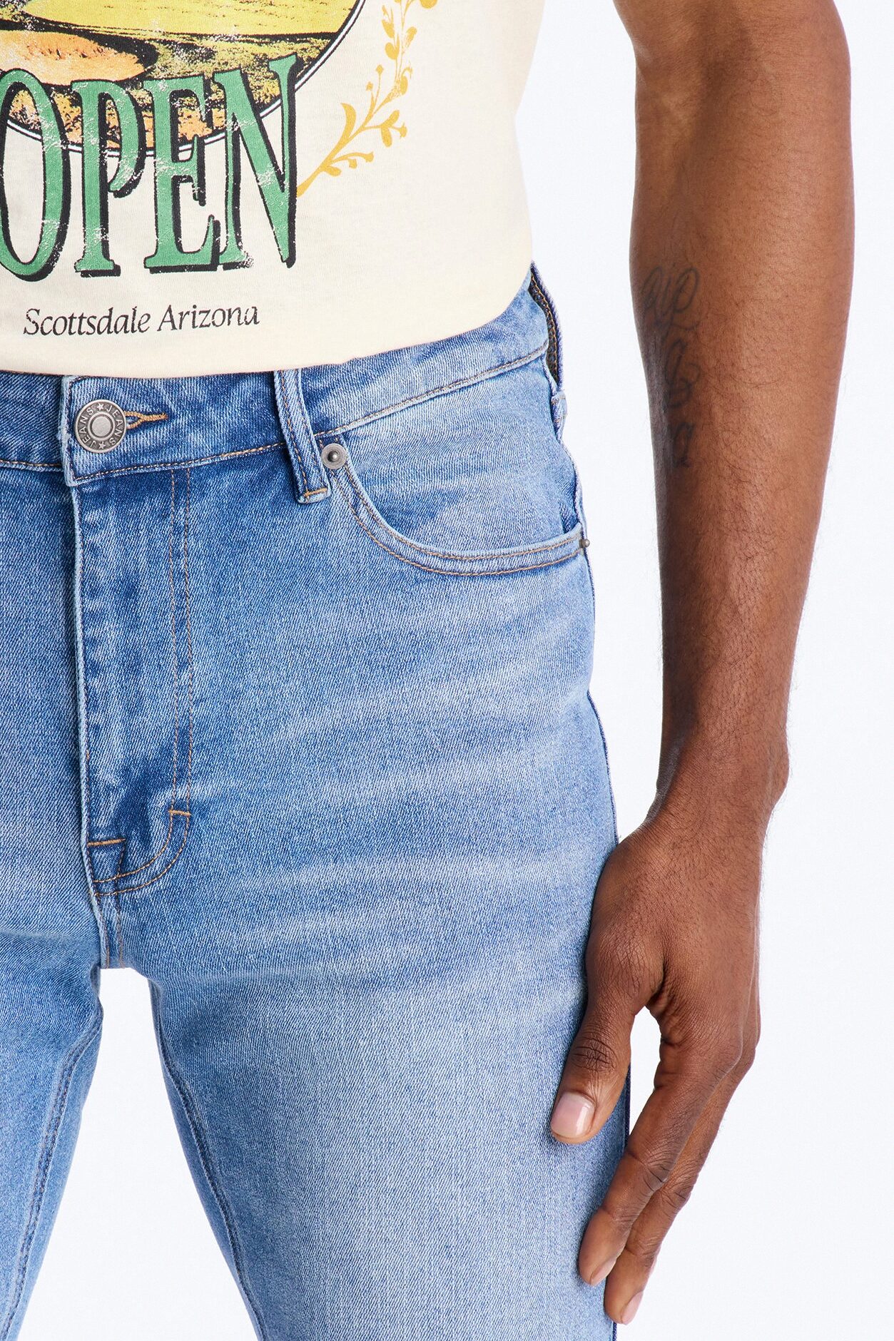 Essential Skinny Stretch Jean - Medium Blue Wash