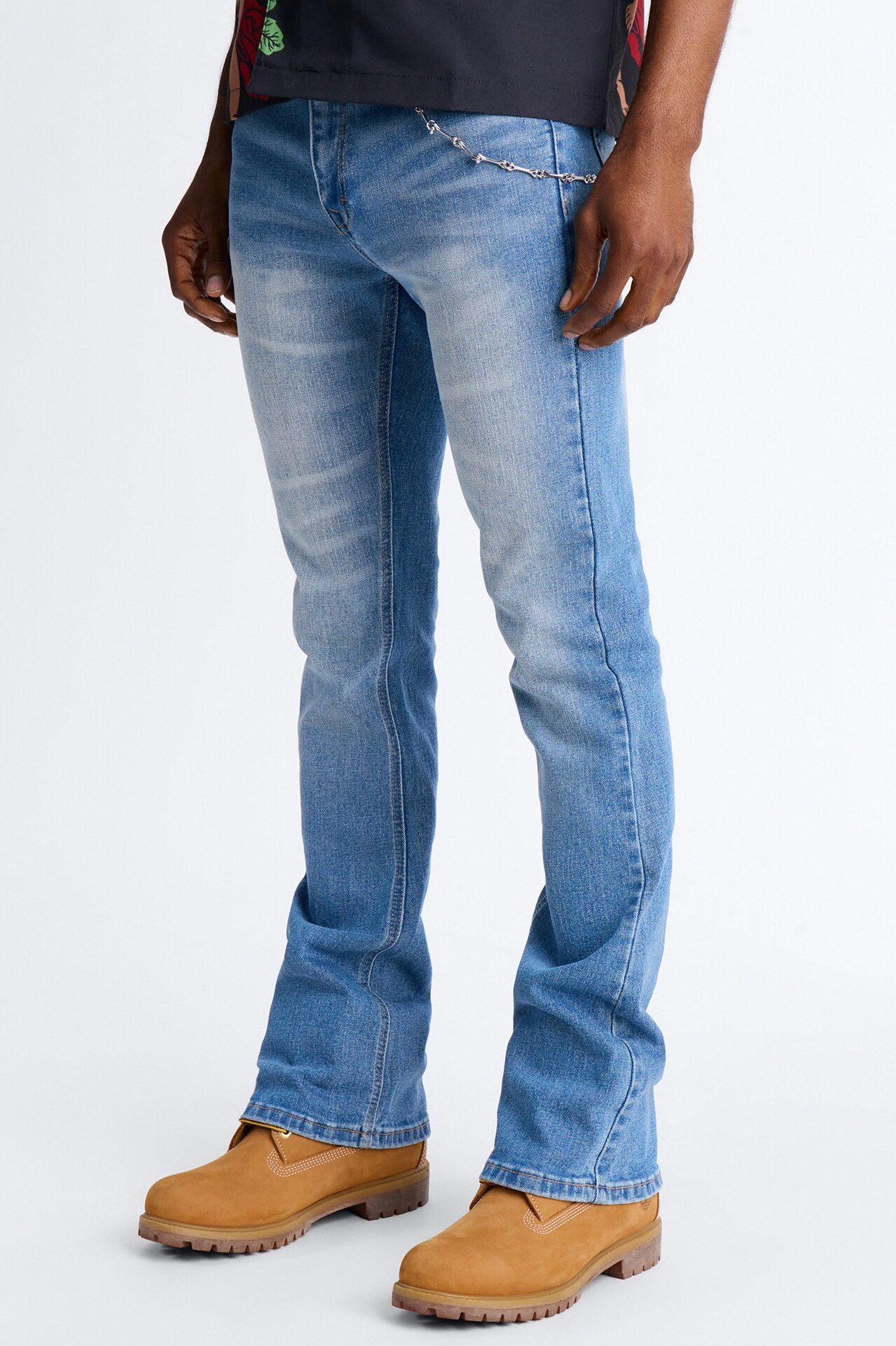 Bone Link Pant Chain - Silver