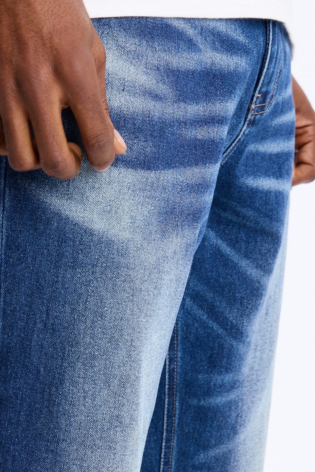 With It Slim Jeans - Medium Blue Wash