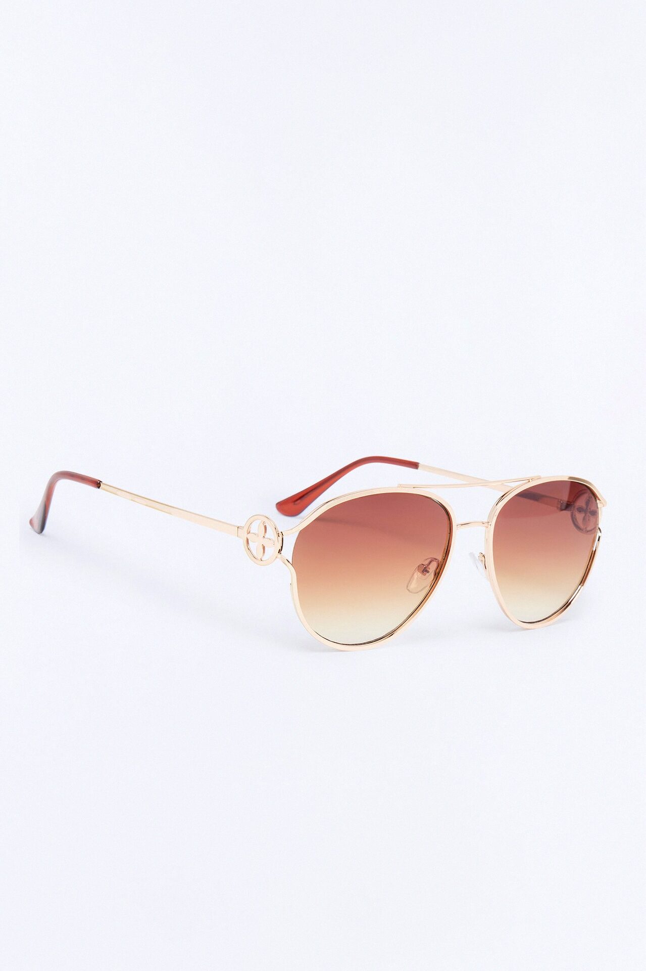 Pilots Cabin Sunglasses - Gold/Brown