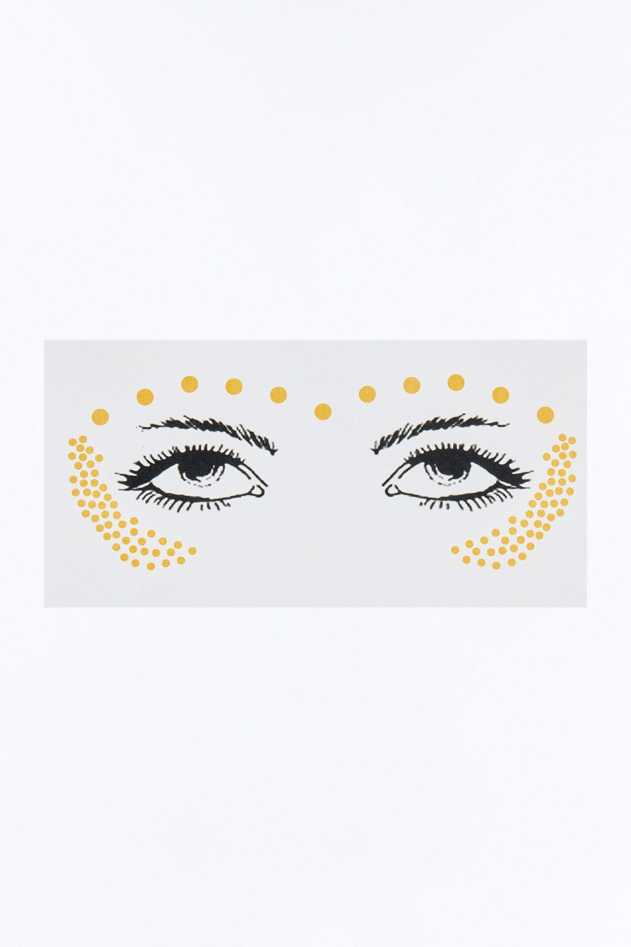 Shining Freckles Face Stickers - Gold