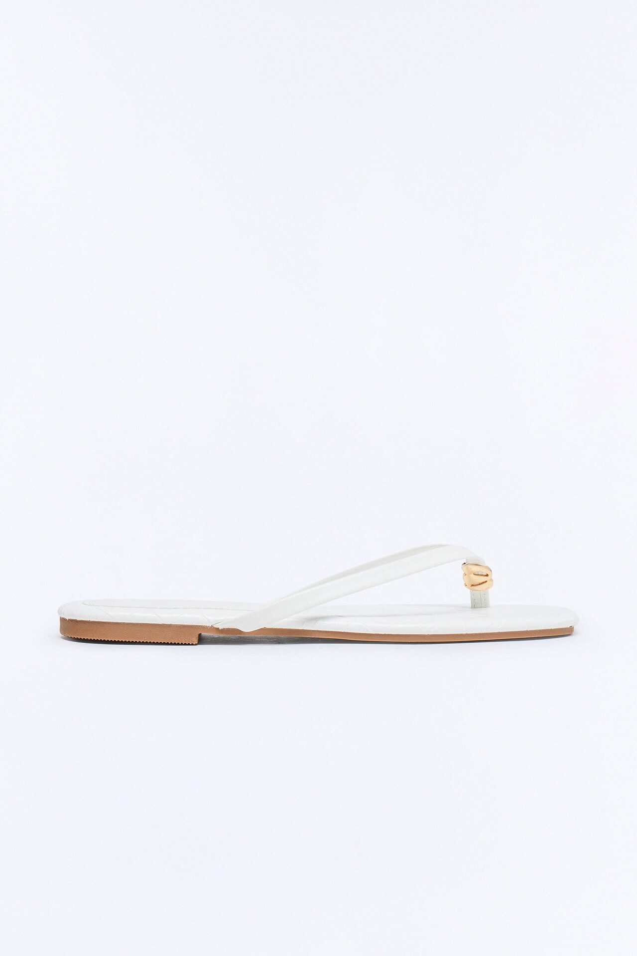 Seneca Flip Flops - White