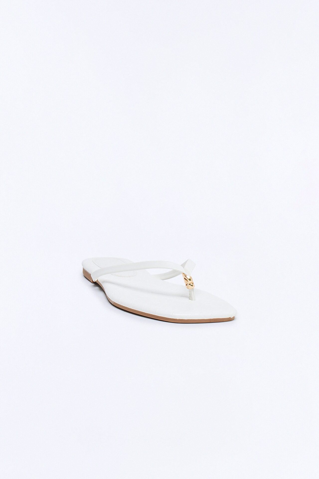 Seneca Flip Flops - White