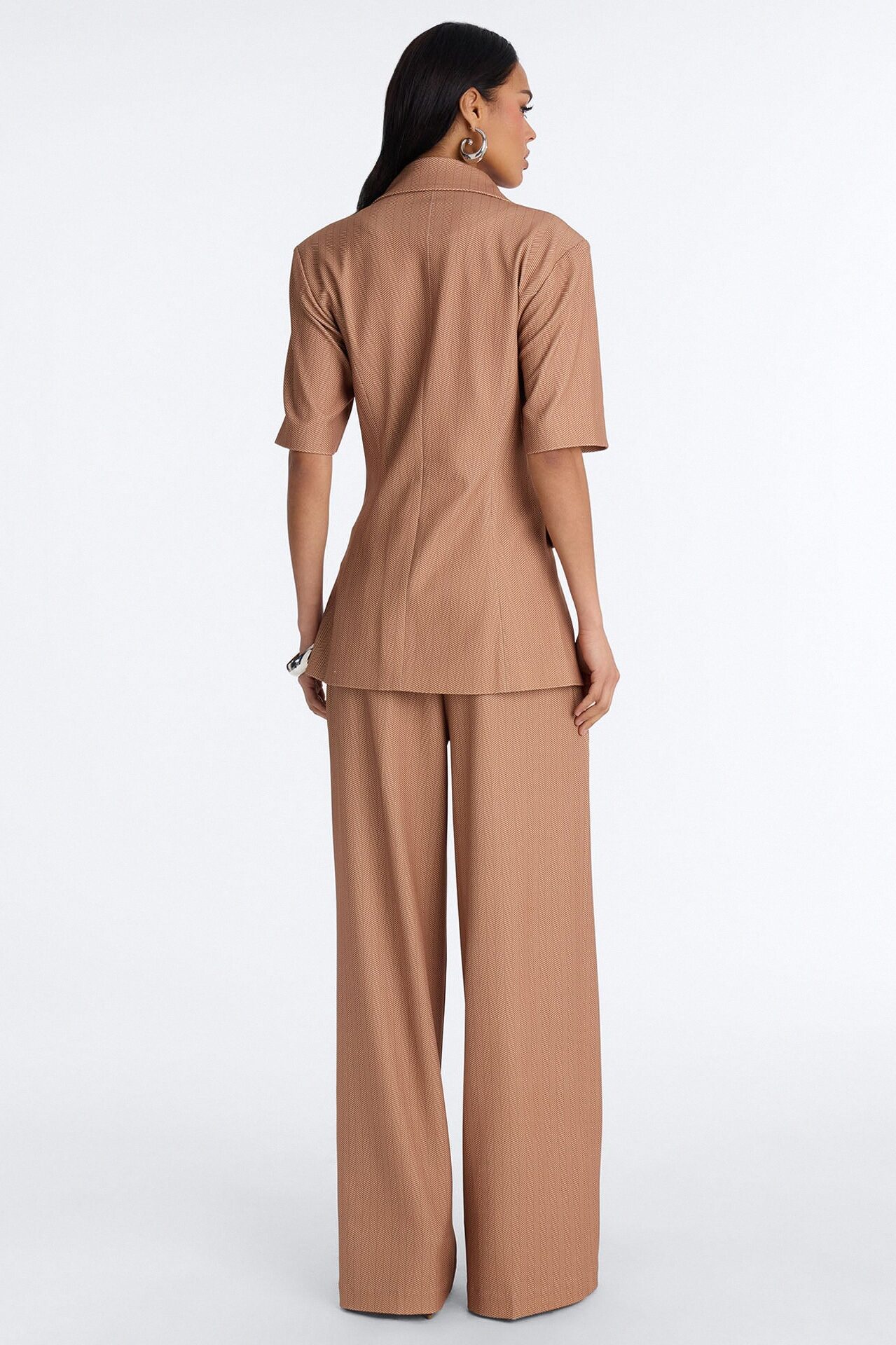 Command The Room Blazer Pant Set - Camel