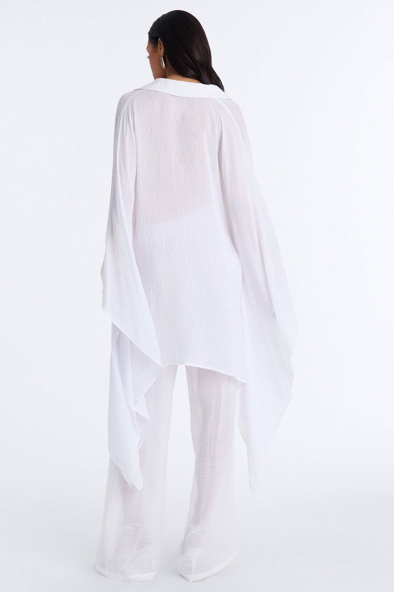 Addison Linen Pant Set - White