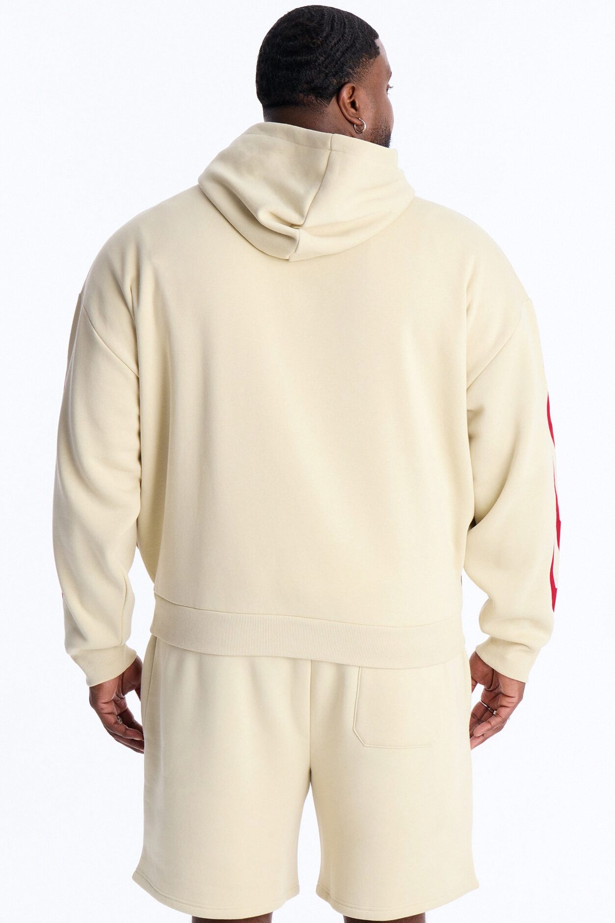 Scarface Embroidery Patch Hoodie - Khaki