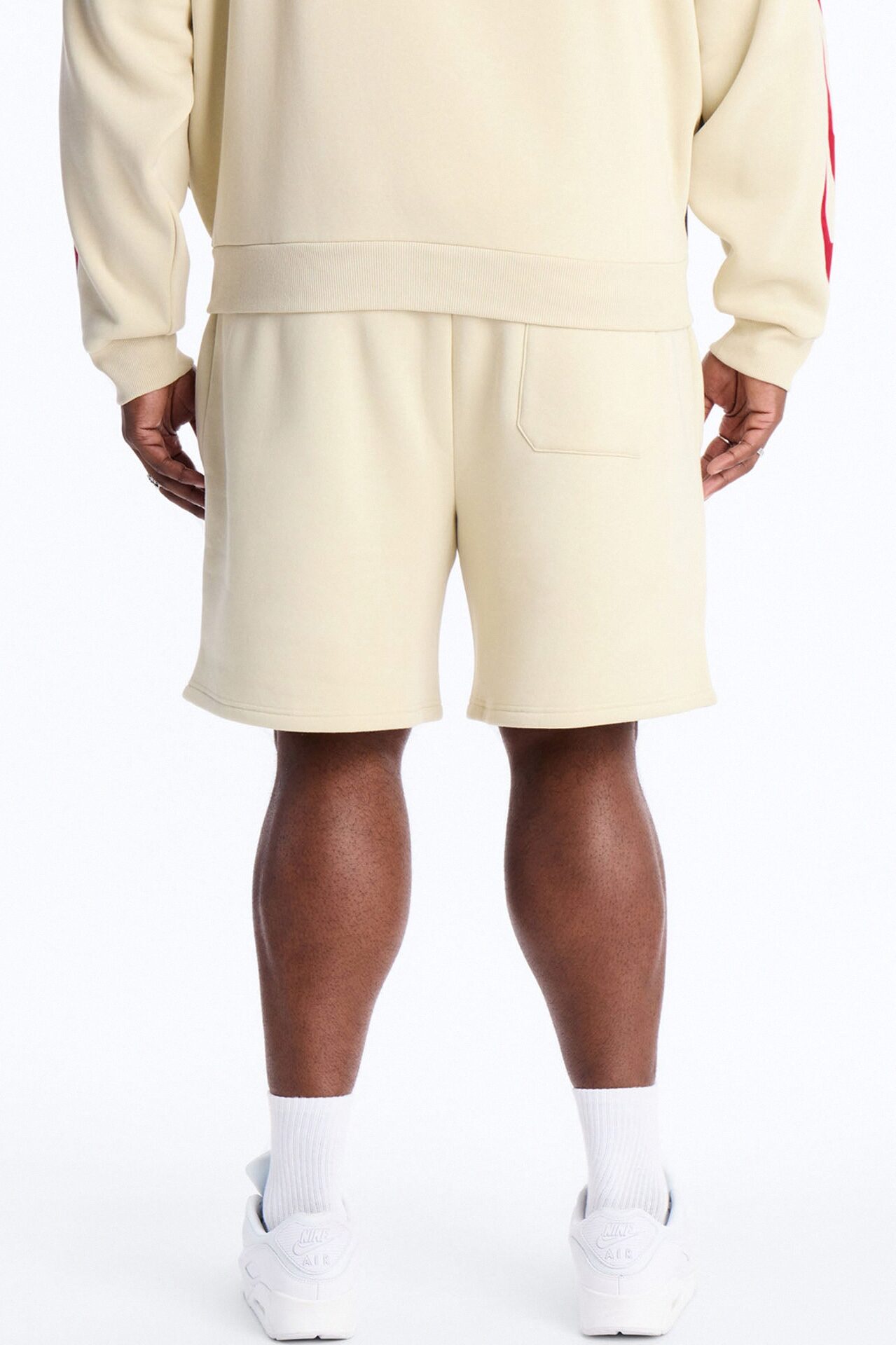 Scarface Embroidery Patch Sweatshorts - Khaki