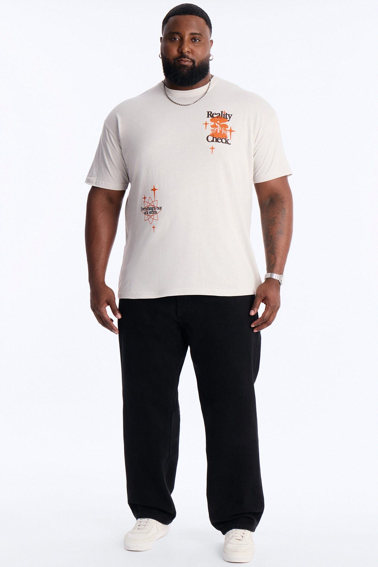 Reality Check Daily Short Sleeve Tee - Grey