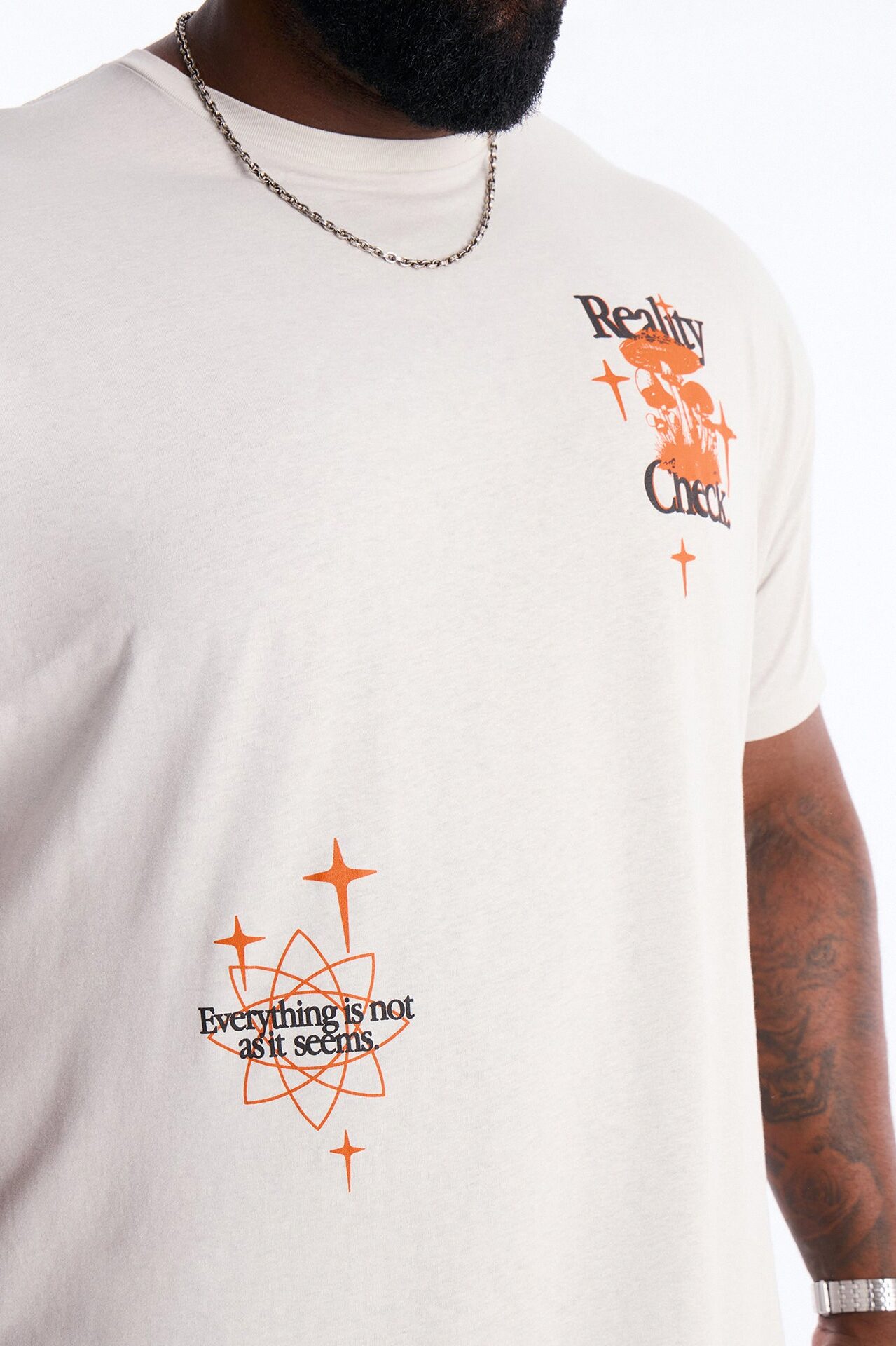 Reality Check Daily Short Sleeve Tee - Grey