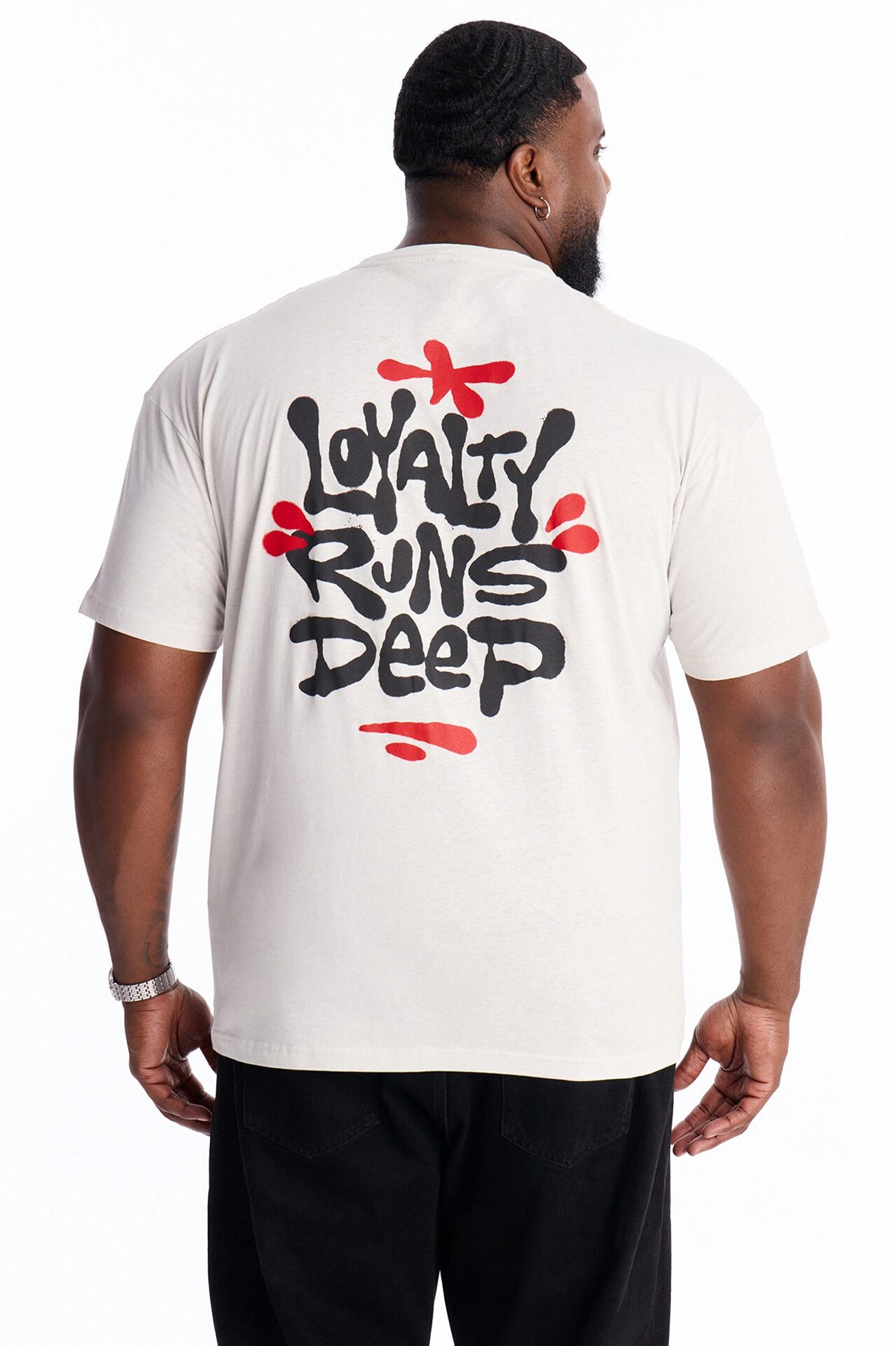 Loyalty Runs Deep Out Here Short Sleeve Tee - Grey