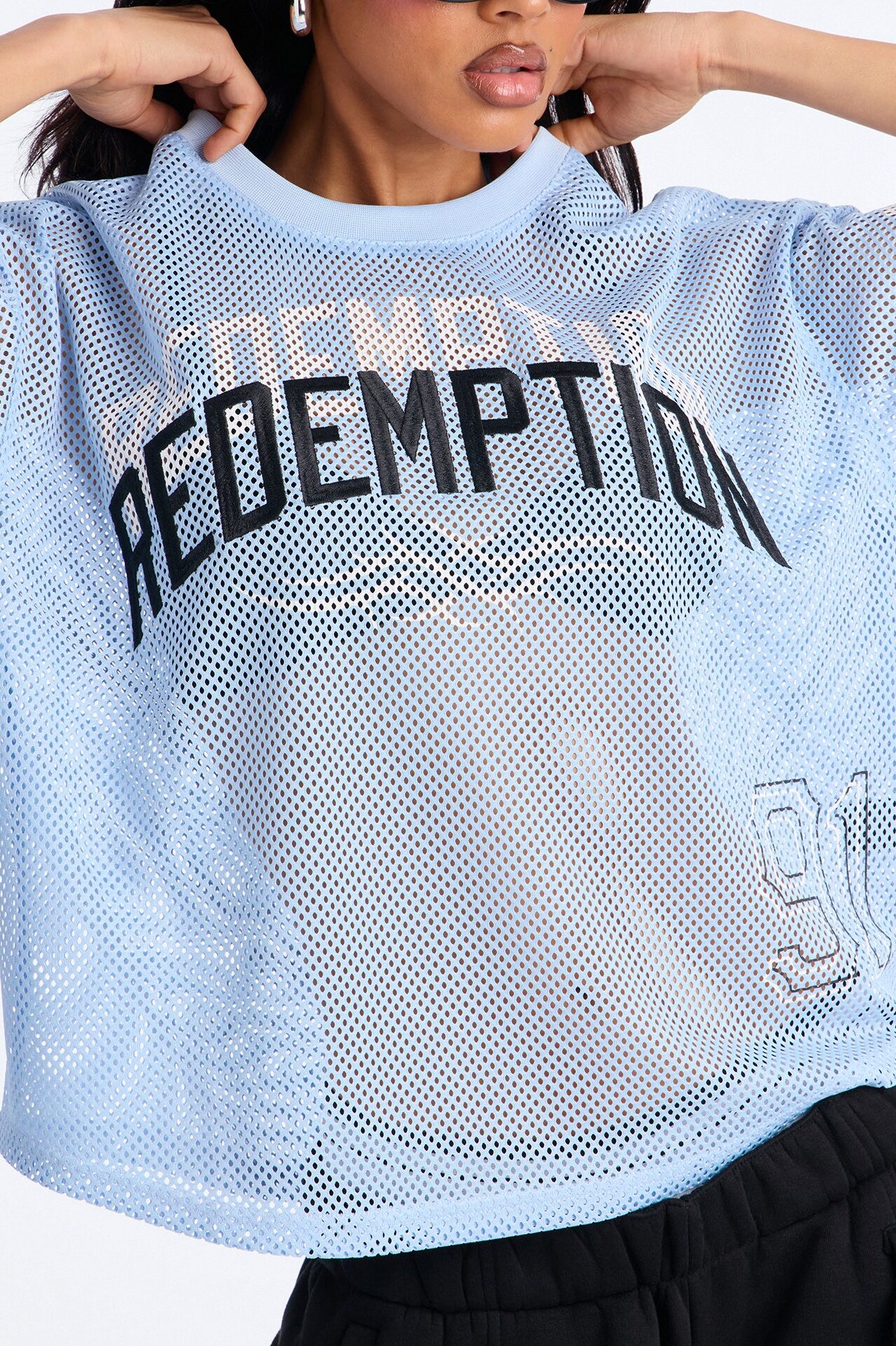 Redemption 91 Open Mesh Jersey - Light Blue