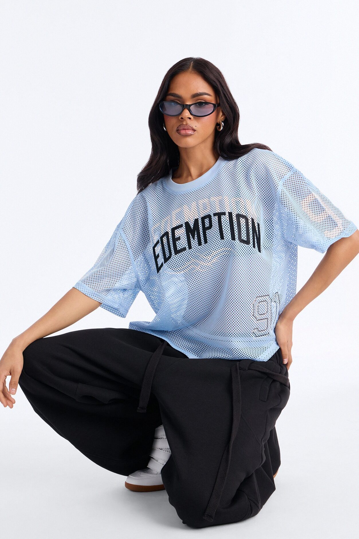 Redemption 91 Open Mesh Jersey - Light Blue