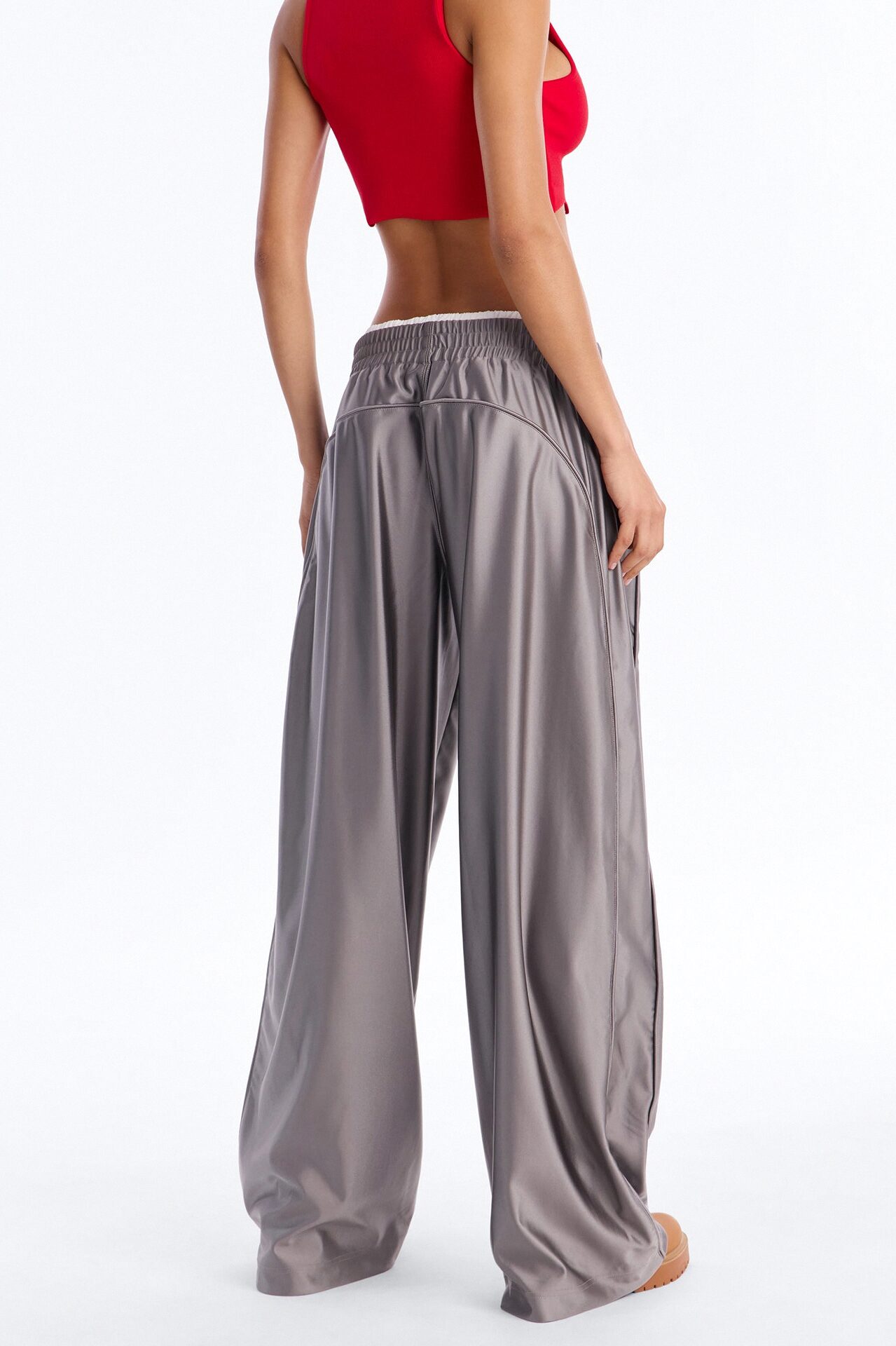 Different Wavelength Low Rise Double Waistband Pant 33″ - Grey