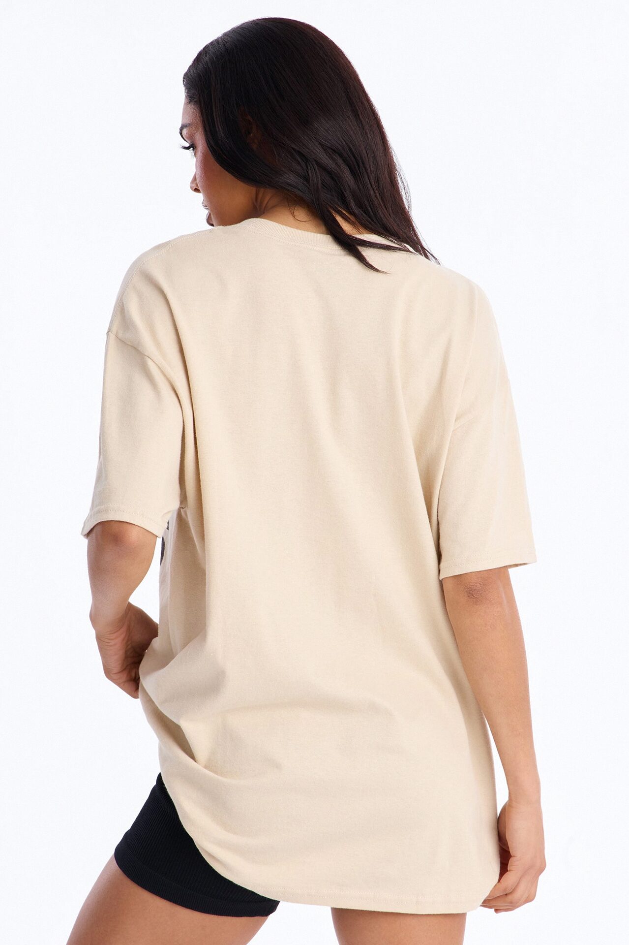 God Is In Los Angeles Oversized Tee - Sand