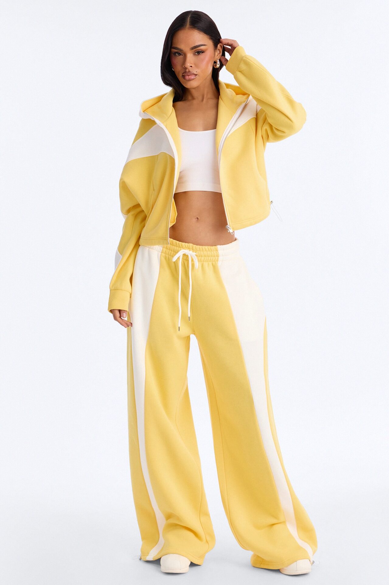 Comfort Coded Fleece Lounge Pant - Yellow