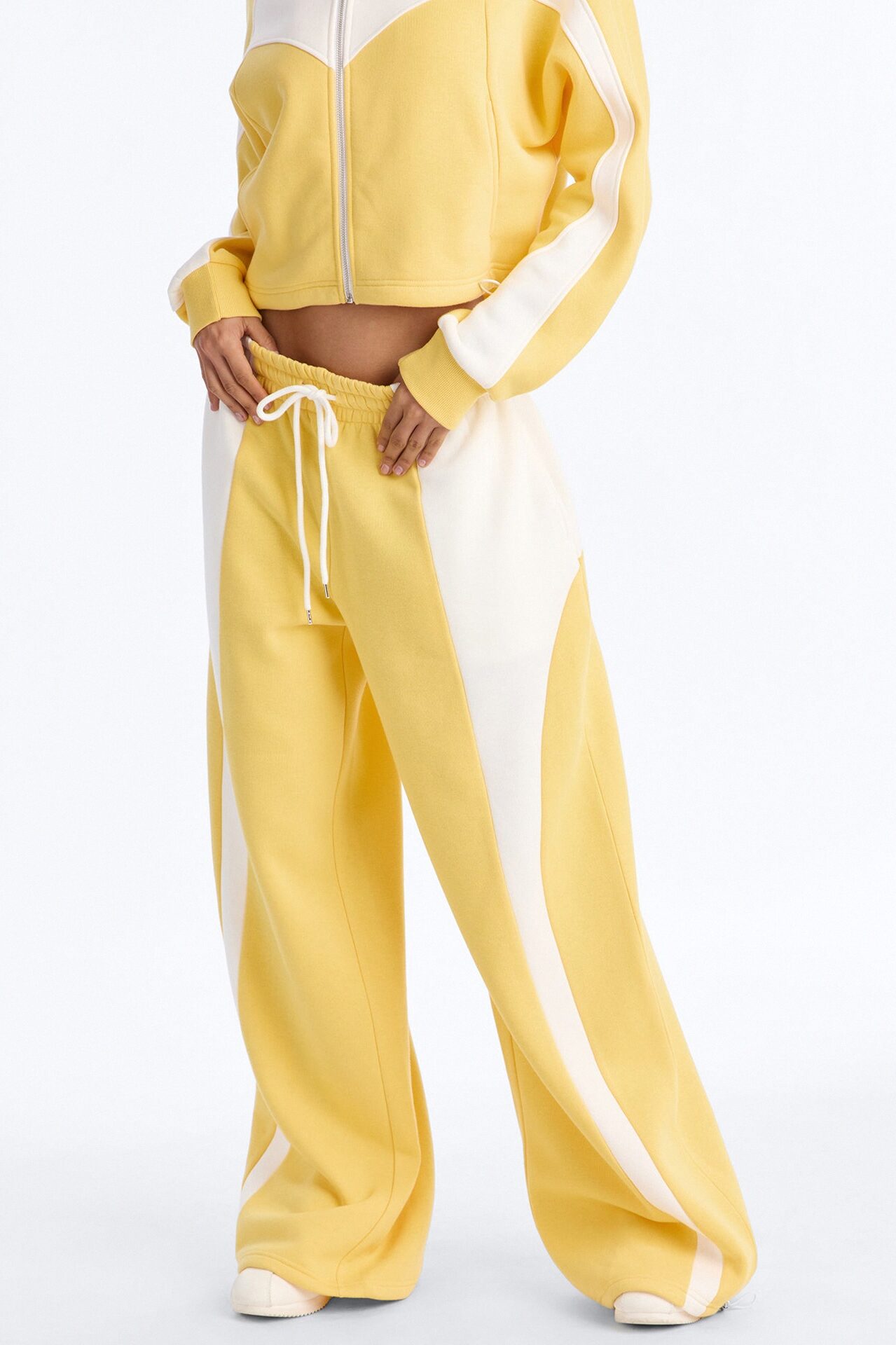 Comfort Coded Fleece Lounge Pant - Yellow