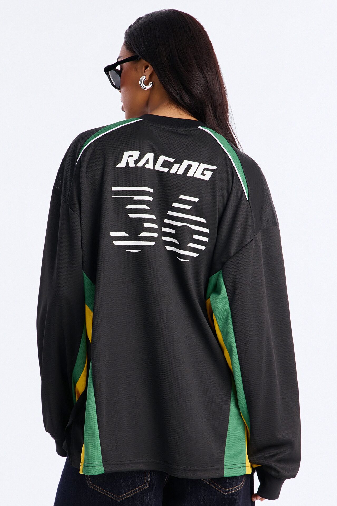 Street Racing Long Sleeve Jersey - Black
