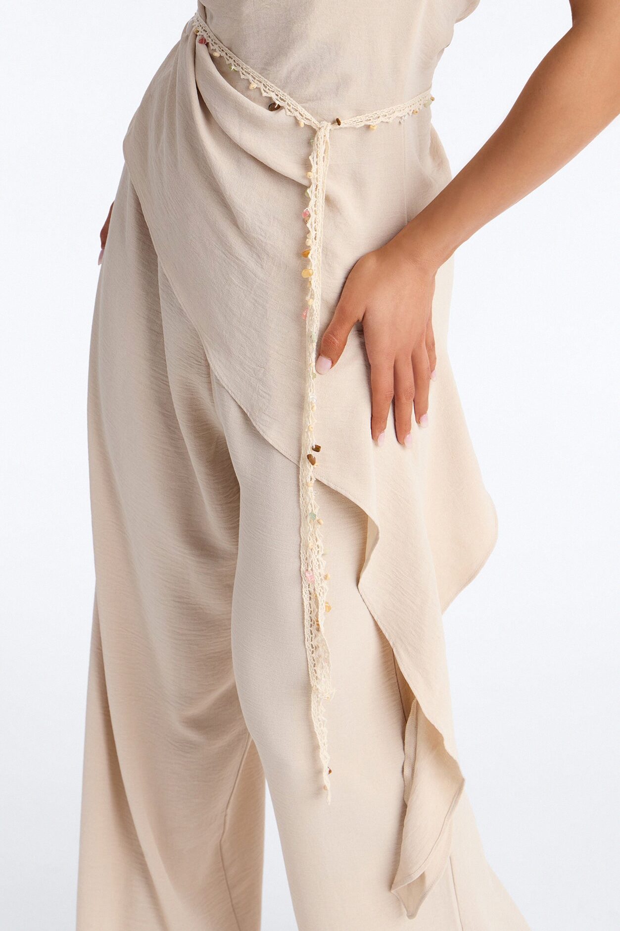 Laguna Veda 3 Piece Pant Set - Sand