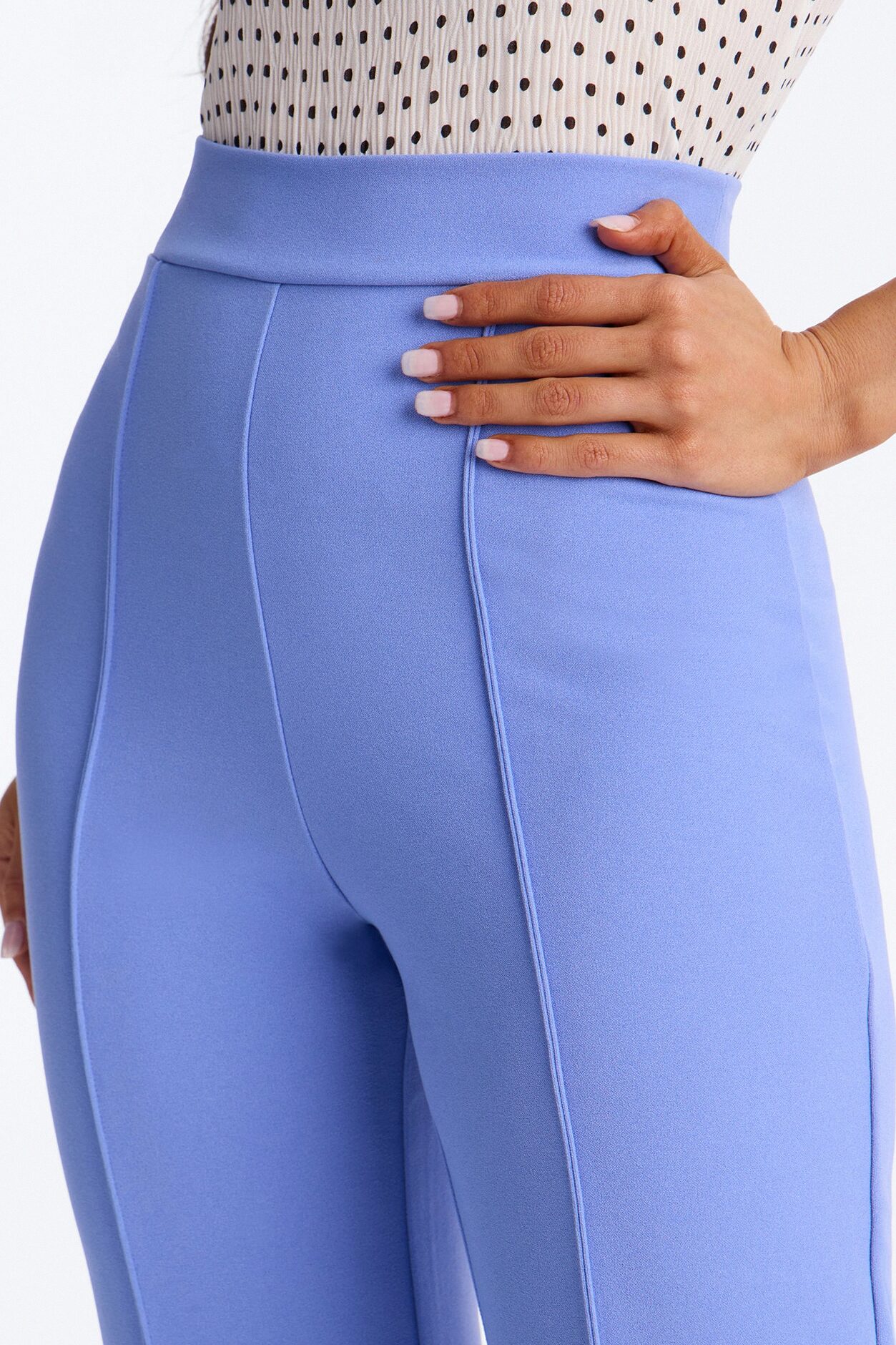 Tall Victoria High Waisted Dress Pants - Periwinkle
