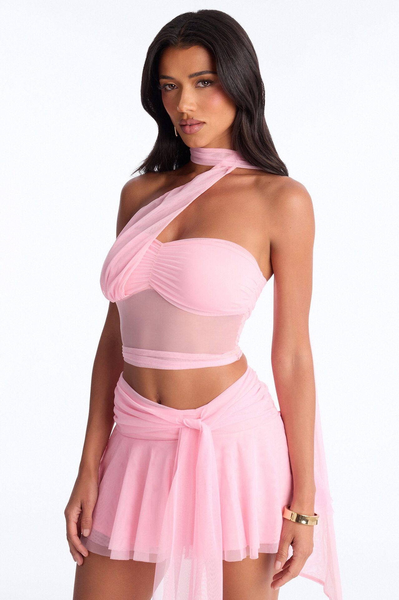 Dreamy Mesh Top - Light Pink