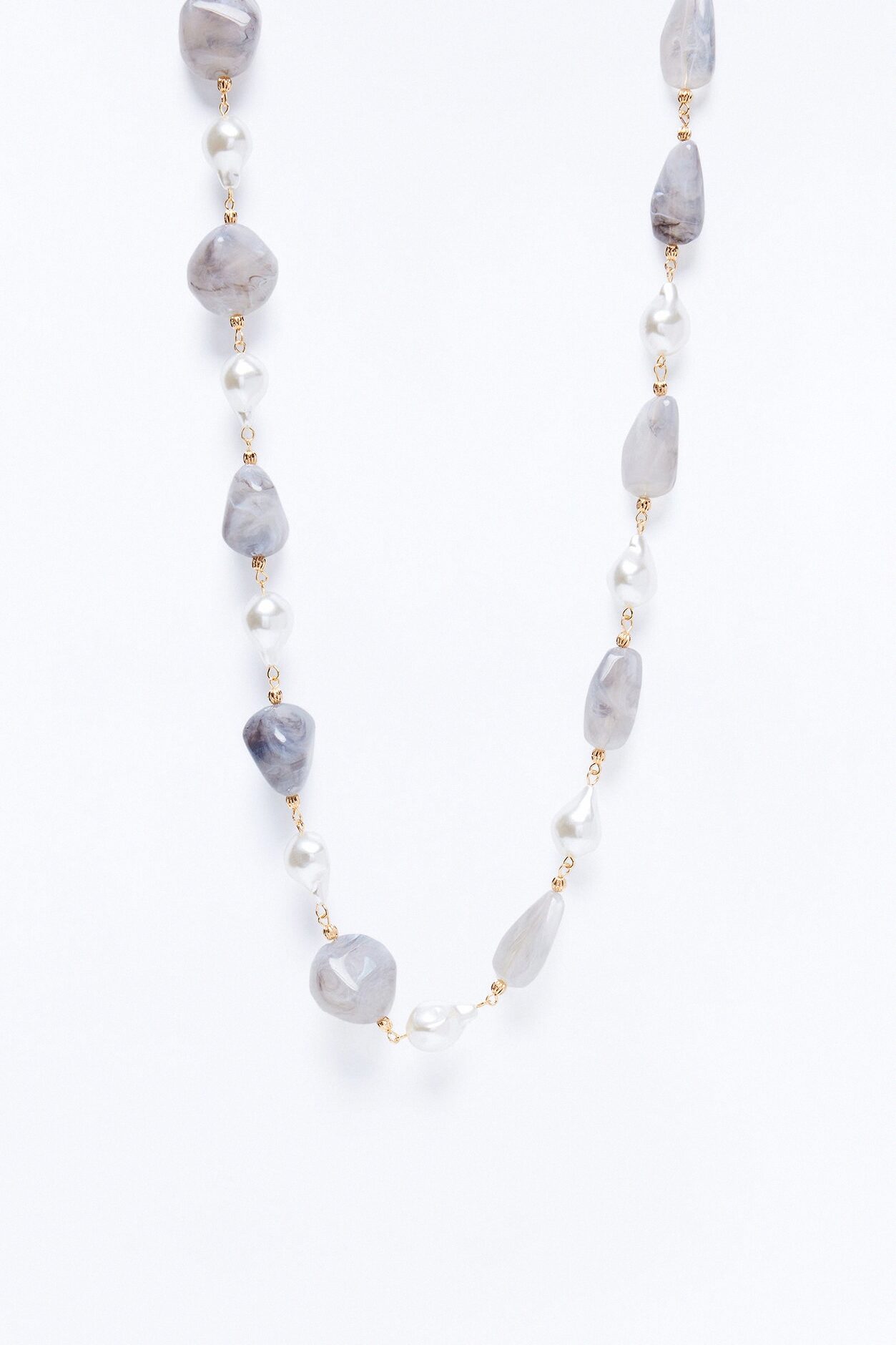 Bon Voyage Necklace - Grey/combo