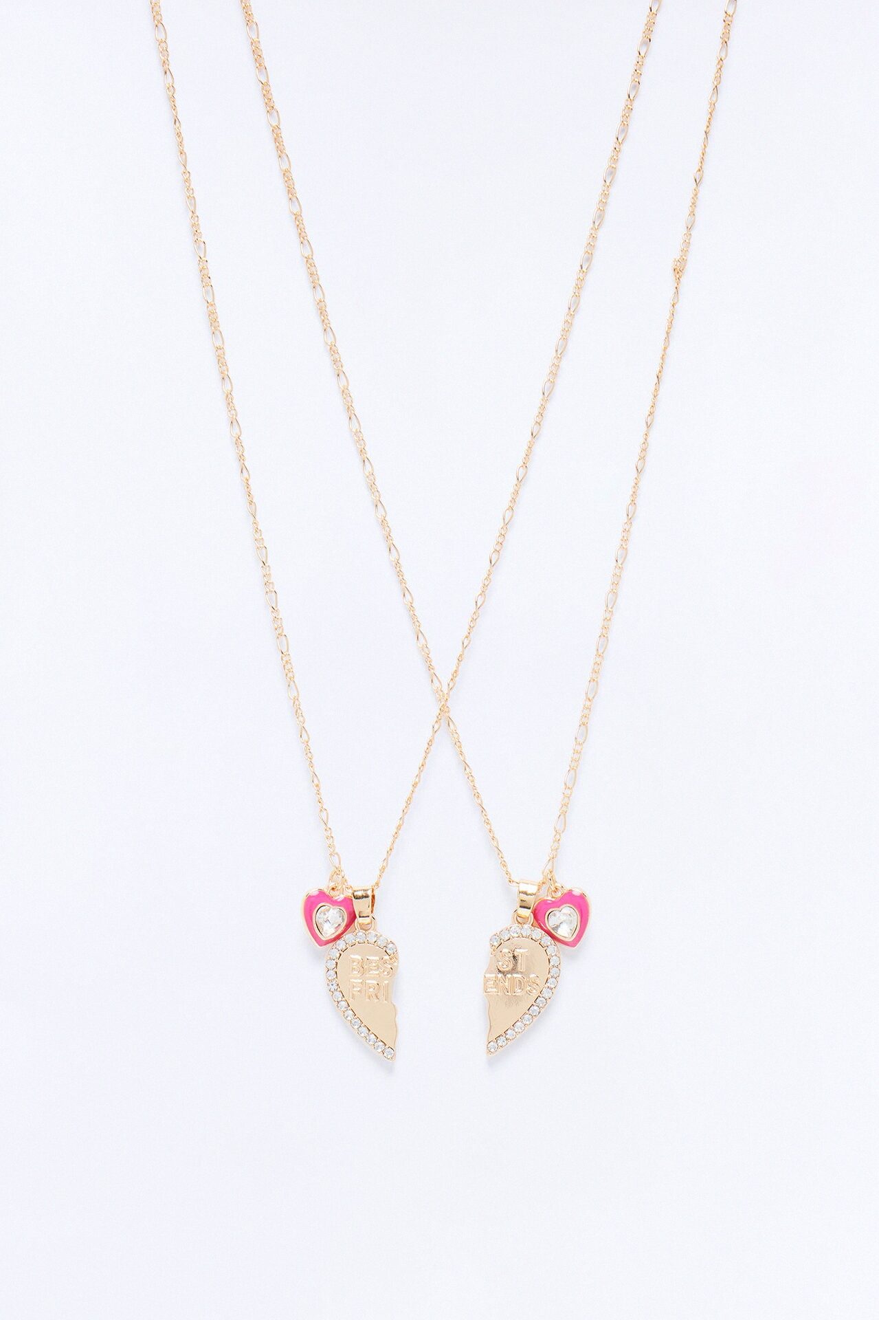 Mini Best Friends Necklace Set - Gold